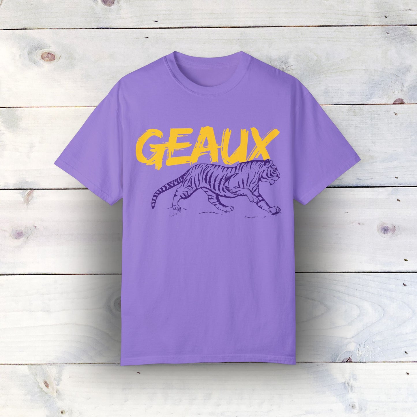 Geaux Tigers Comfort Colors 1717 Garment-Dyed T-Shirt