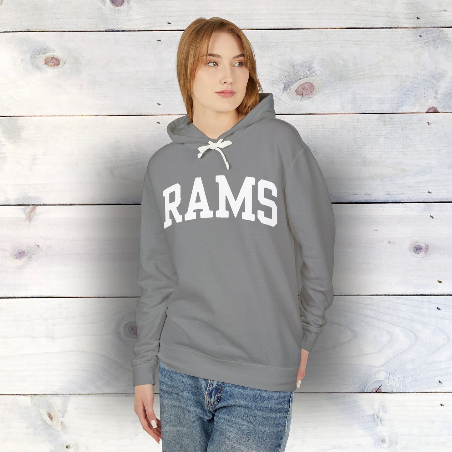 RAMS Unisex Lightweight Hooded Sweatshirt