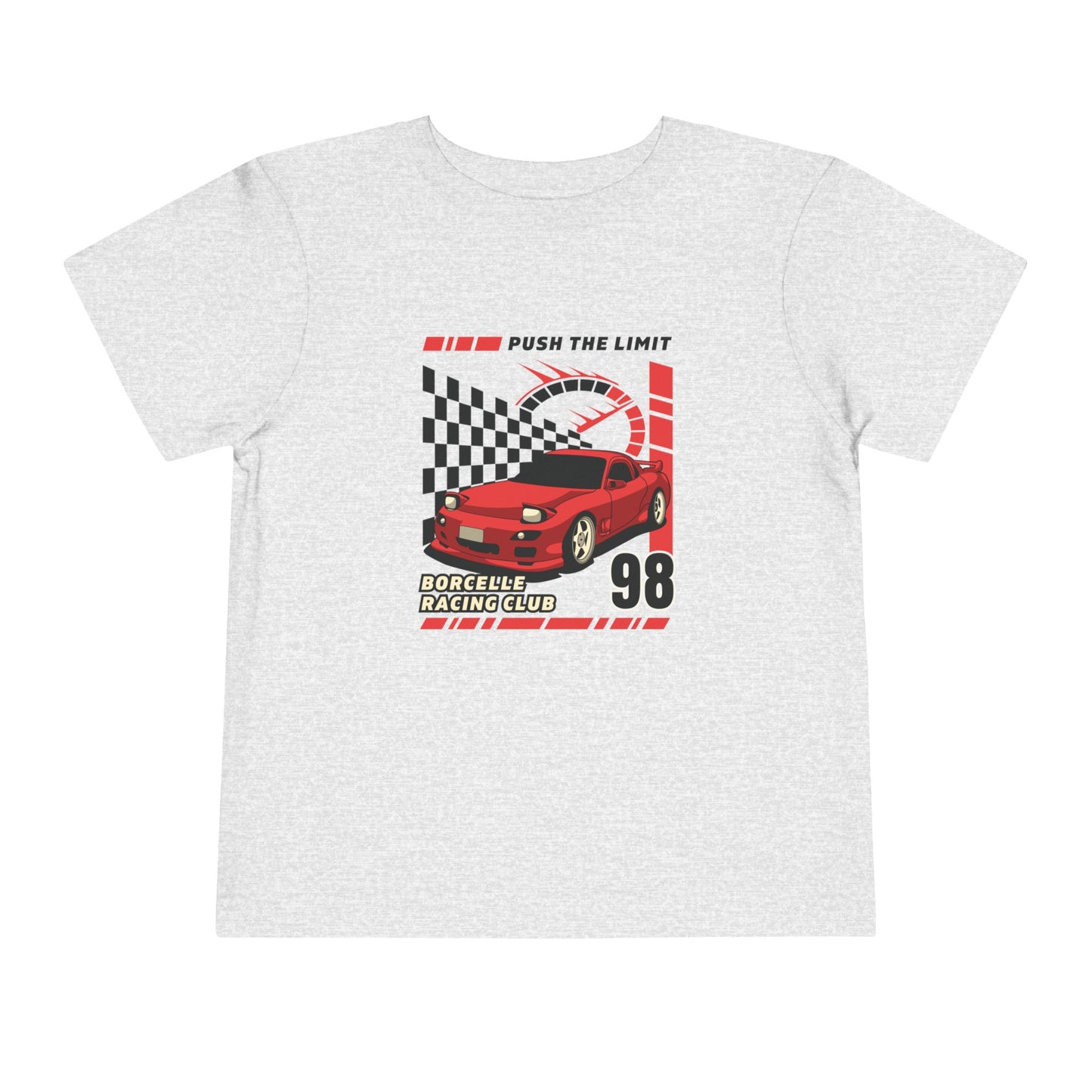Pushing the limits Toddler Heather Tee - Soft Airlume Cotton, Comfortable & Stylish