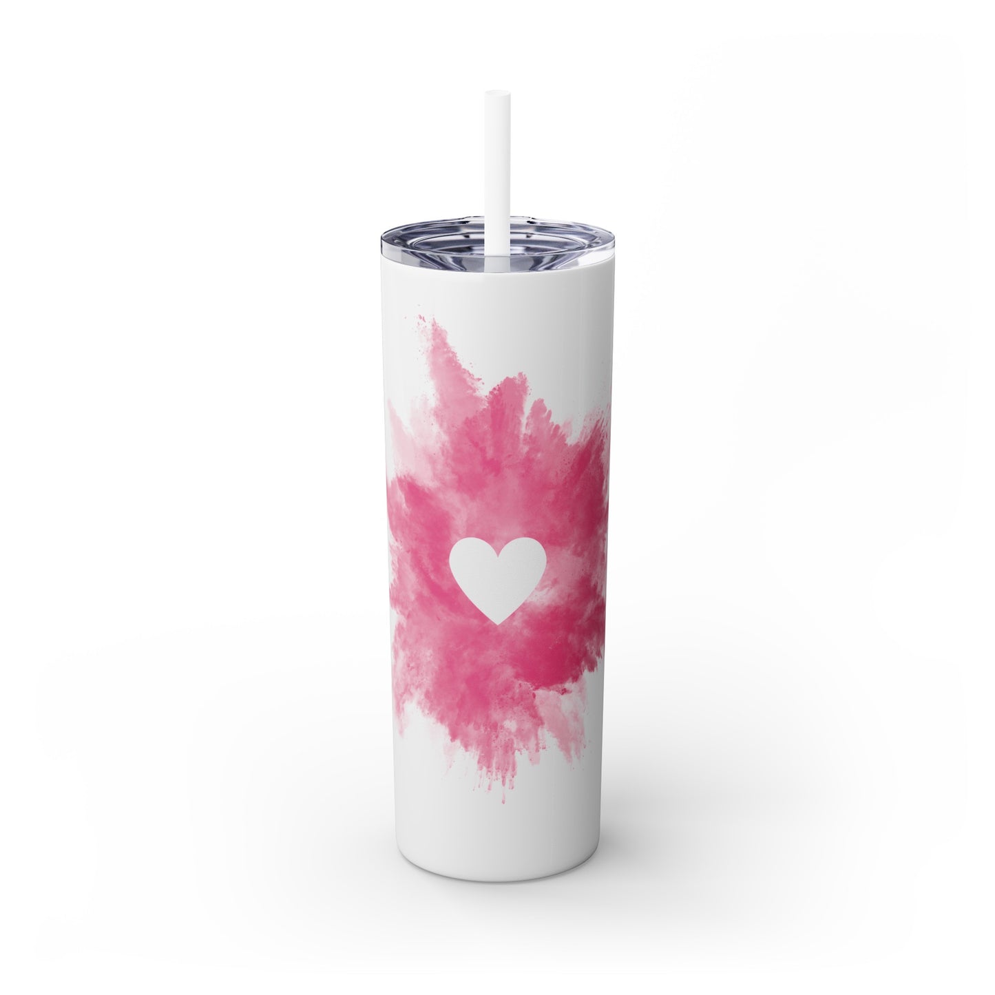 Bursting Heart - Skinny Tumbler: 20oz All-Season Sipping Delight