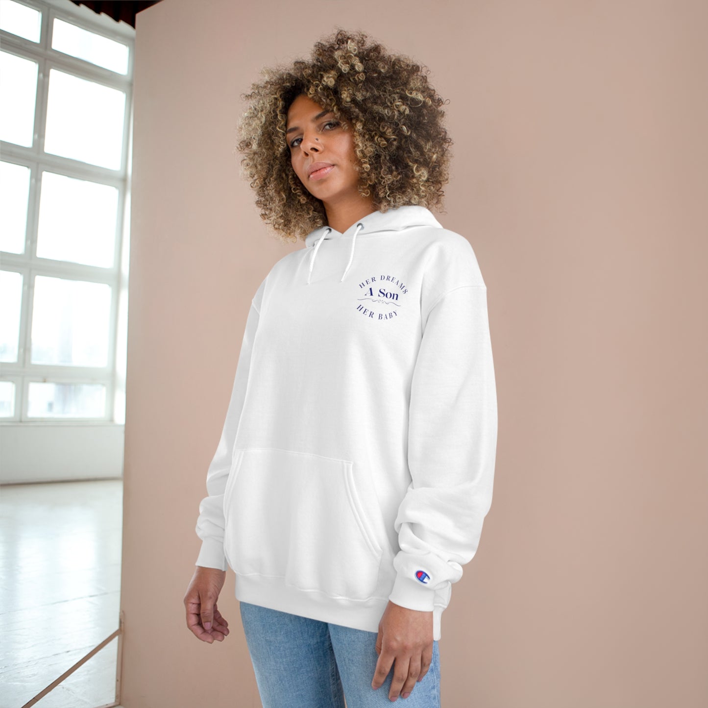 A Son - Custom Champion Hoodie