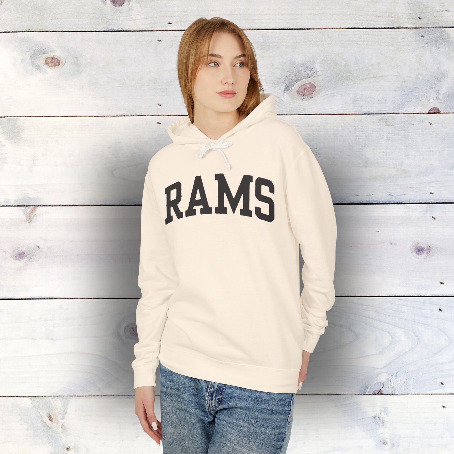 RAMS Unisex Lightweight Hooded Sweatshirt