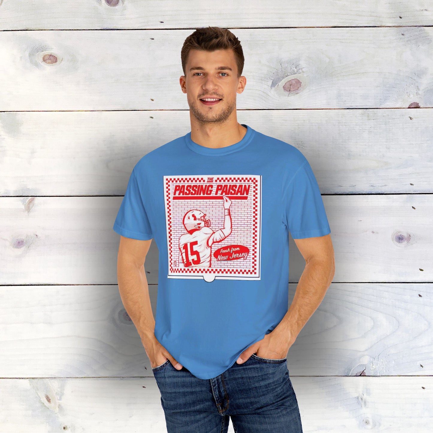 Passing Pisan - NY Gmen - Unisex Garment-Dyed T-shirt