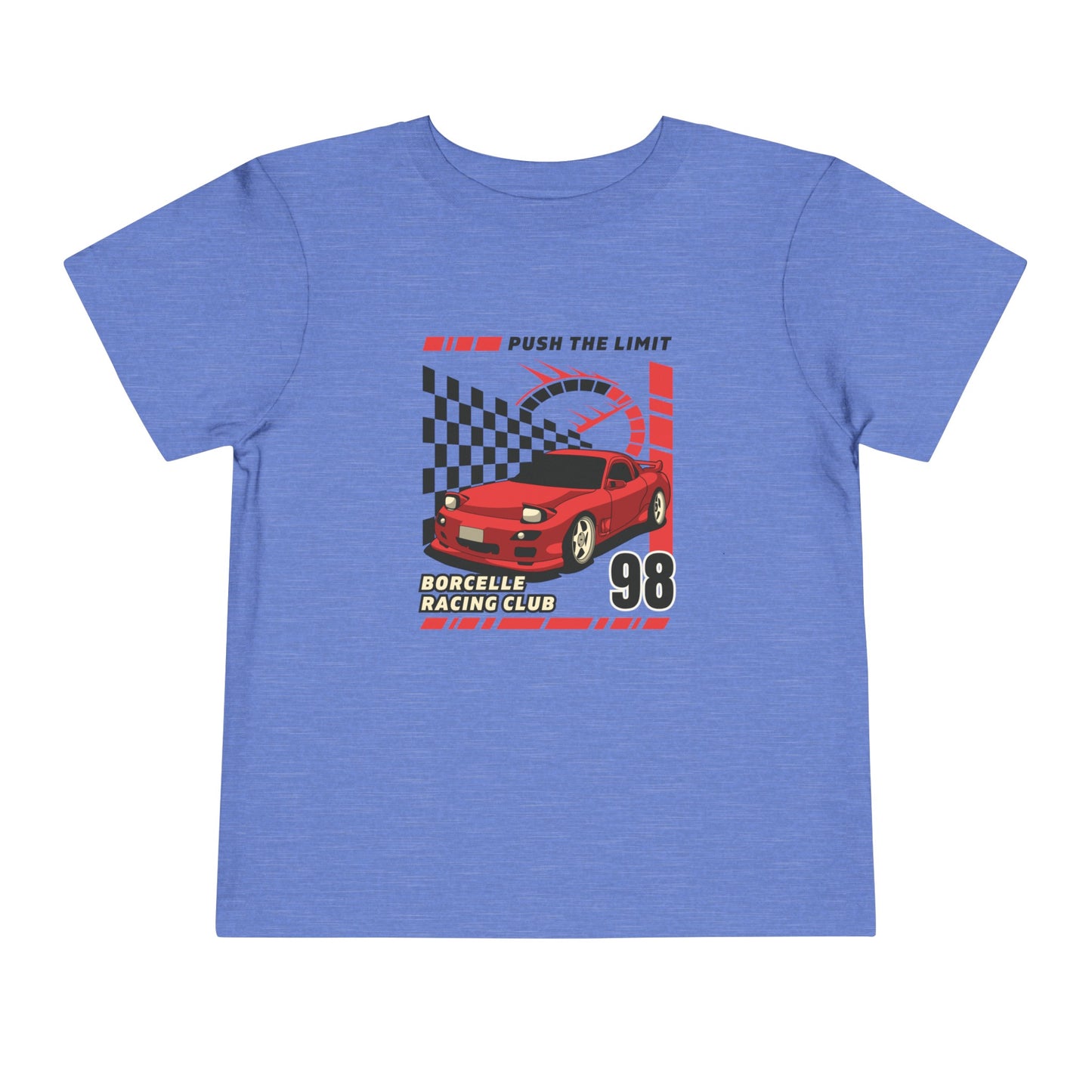 Pushing the limits Toddler Heather Tee - Soft Airlume Cotton, Comfortable & Stylish