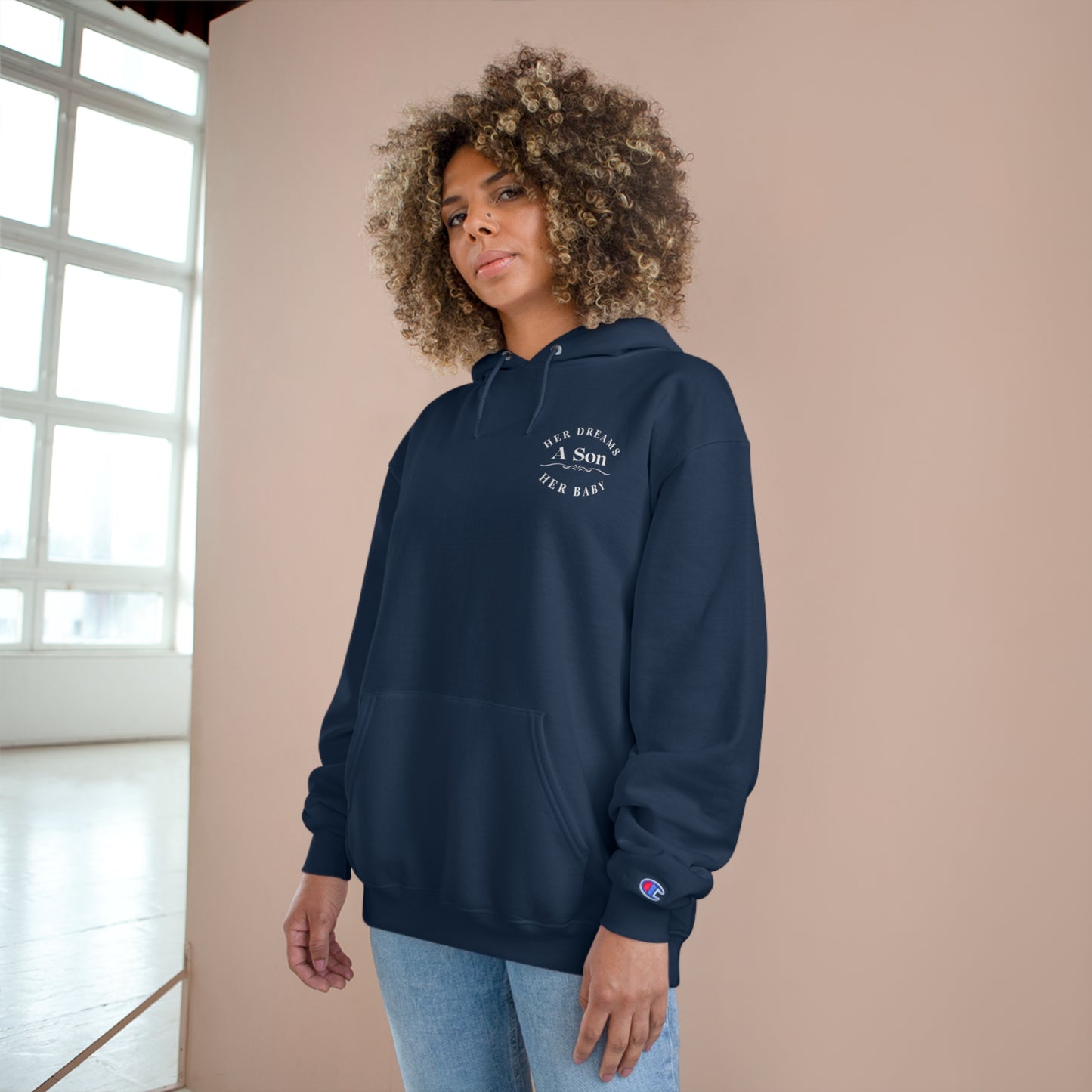A Son - Custom Champion Hoodie