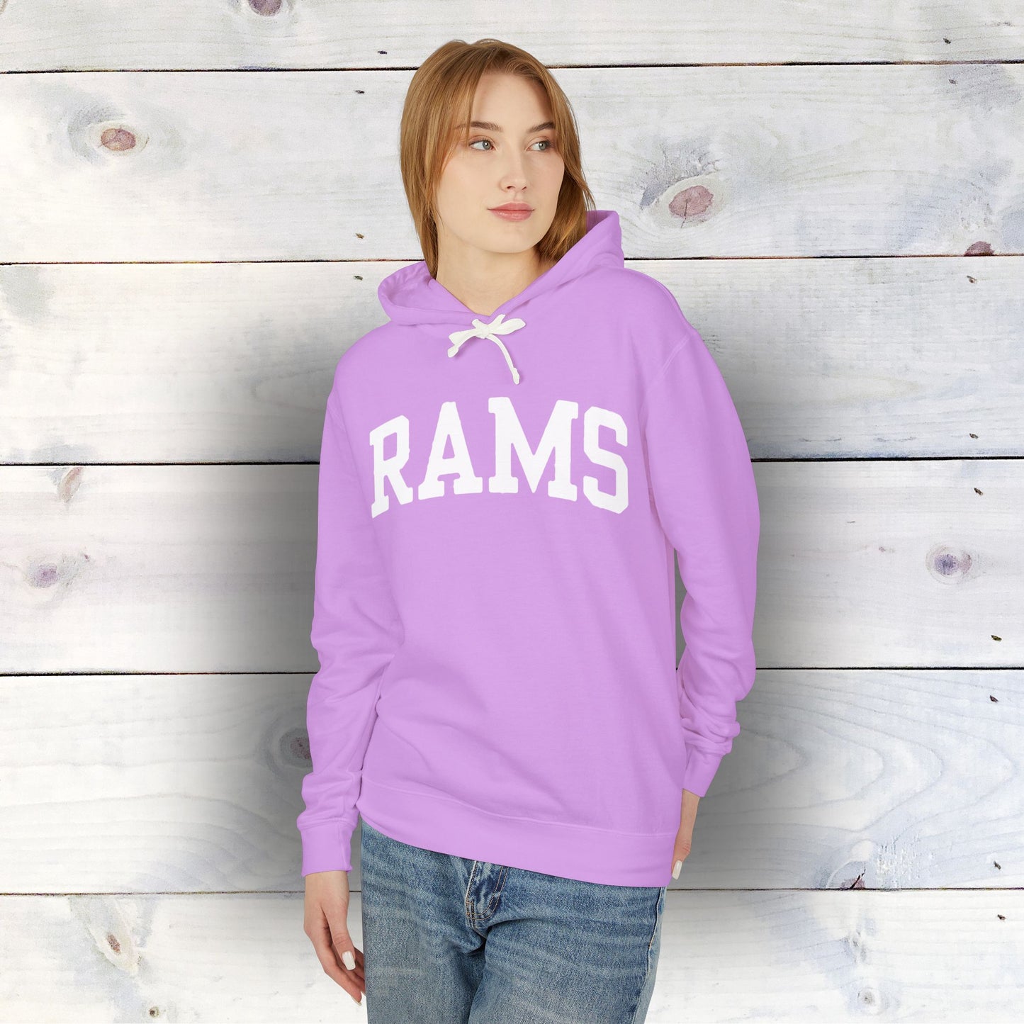 RAMS Unisex Lightweight Hooded Sweatshirt