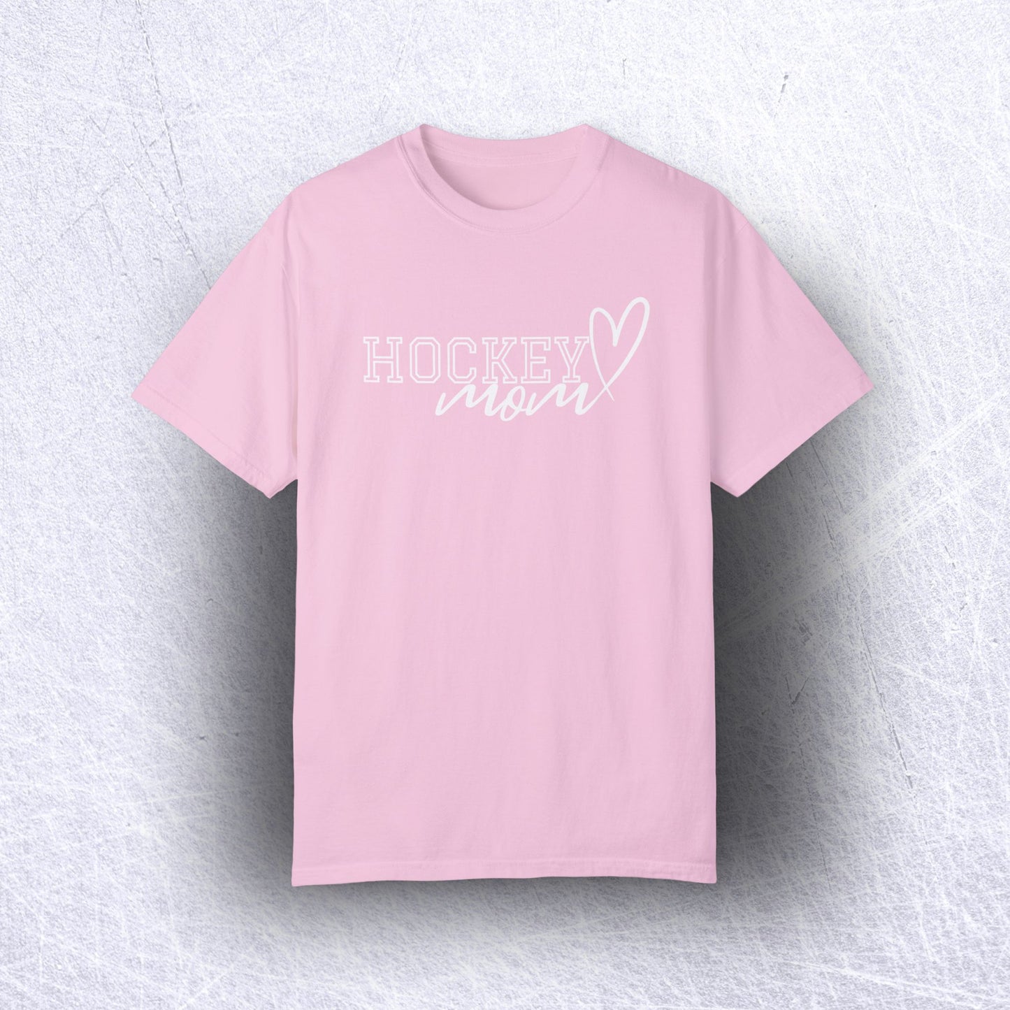 Eco-Friendly Hockey Mom Heart T-Shirt | 100% US Ring-Spun Cotton