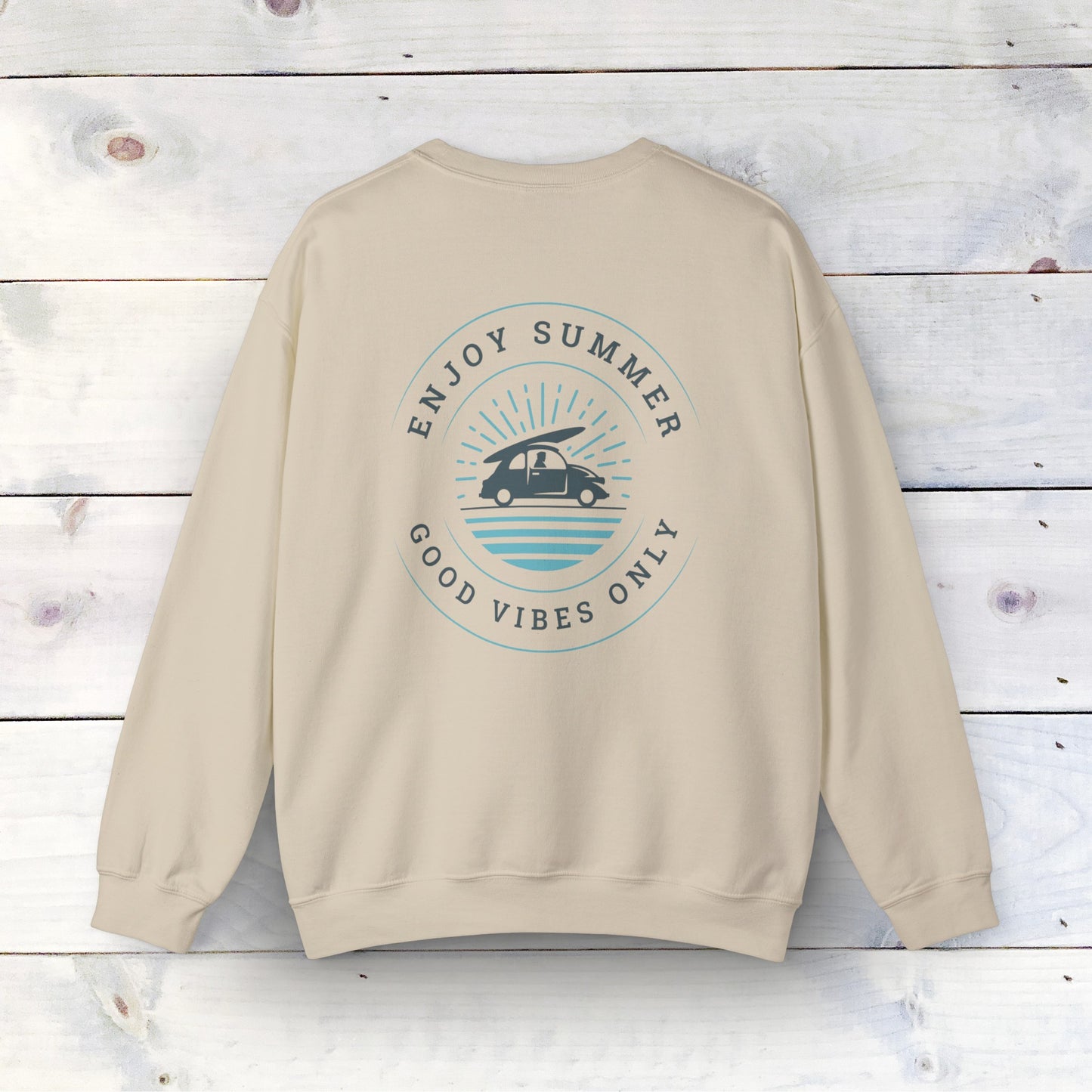 Enjoy Summer - Unisex Heavy Blend Crewneck Sweatshirt - Ethical & Durable Comfort - Perfect for Any Season