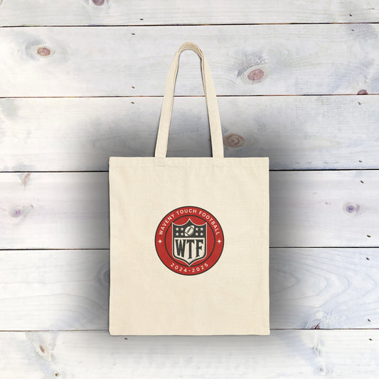 Waveny Touch Football - Cotton Canvas Tote Bag