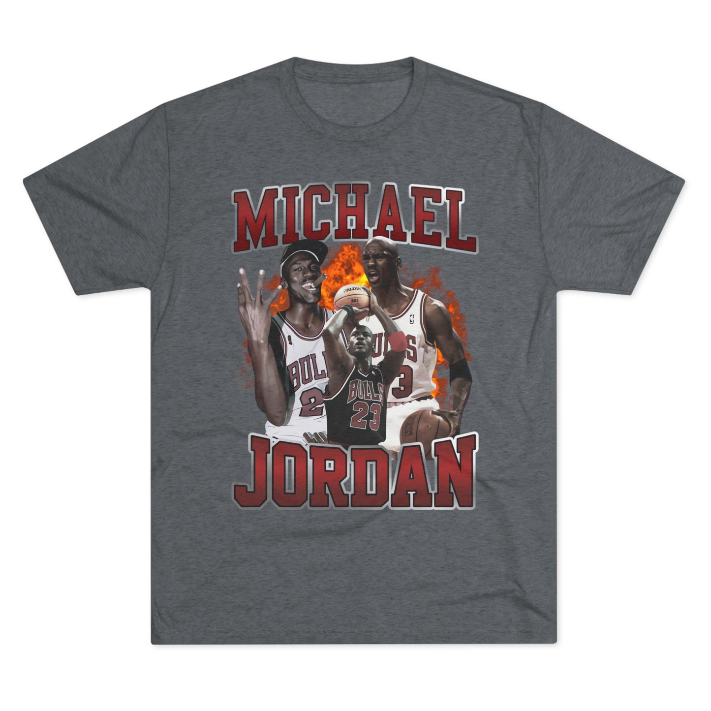 Michael Jordan Legacy Tri-Blend T-Shirt - Ultra-Soft & Iconic Basketball Fan Gear