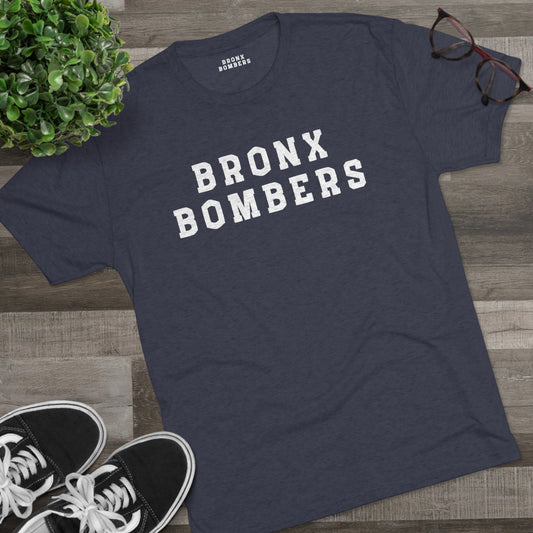 Bronx Bomber Tribute T-Shirt - Soft Tri-Blend Fabric - Classic Fit Tee for Fans