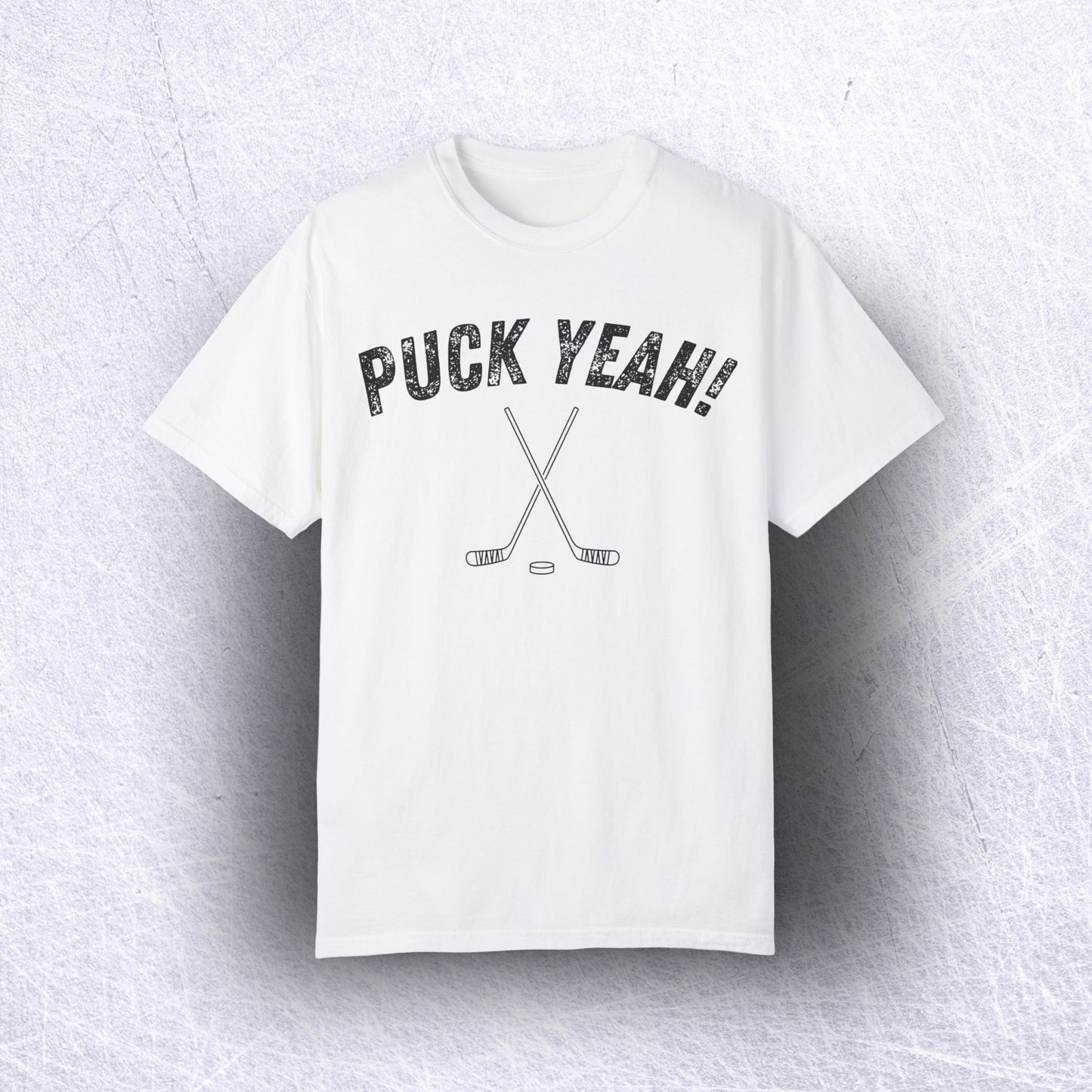 Eco-Friendly PUCK YEAH! T-Shirt | 100% US Ring-Spun Cotton