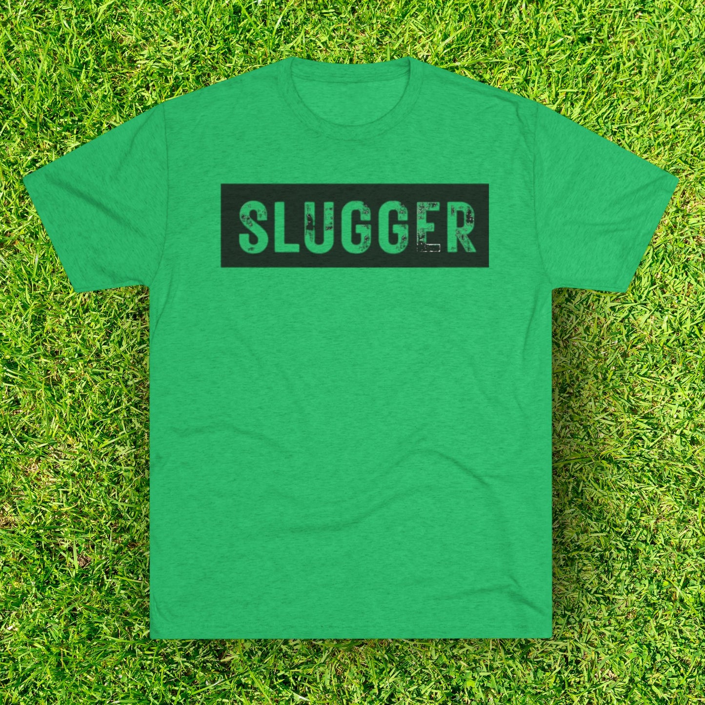 Slugger Block - Baseball Bliss Tri-Blend Tee: Unbelievably Soft Comfort with a Stylish Edge - Perfect for Baseball Enthusiasts!