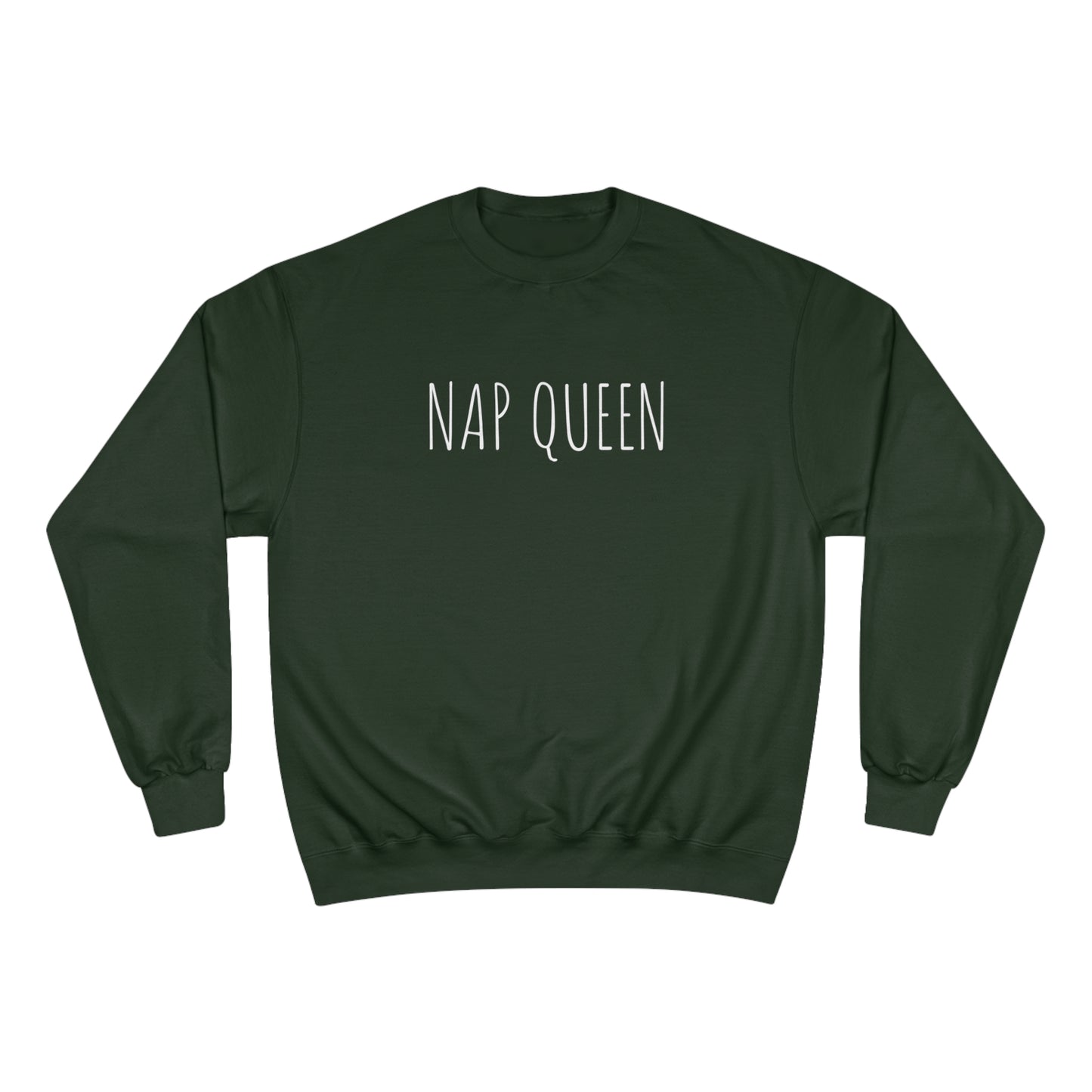 NAP QUEEN - Champion Eco Crewneck Sweatshirt: Stylish Comfort with Recycled Polyester Blend