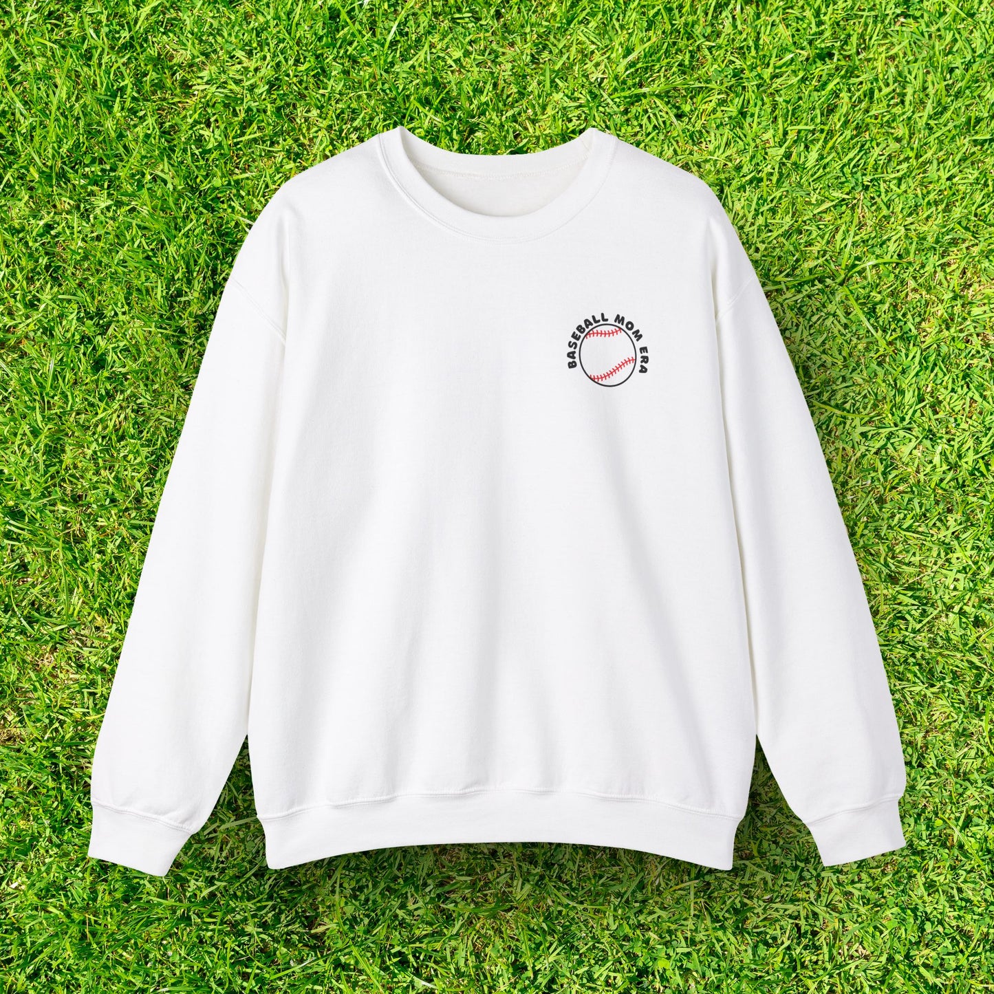 Baseball Mom Era Heavy Blend Crewneck Sweatshirt - Cozy & Durable, Perfect for Game Days