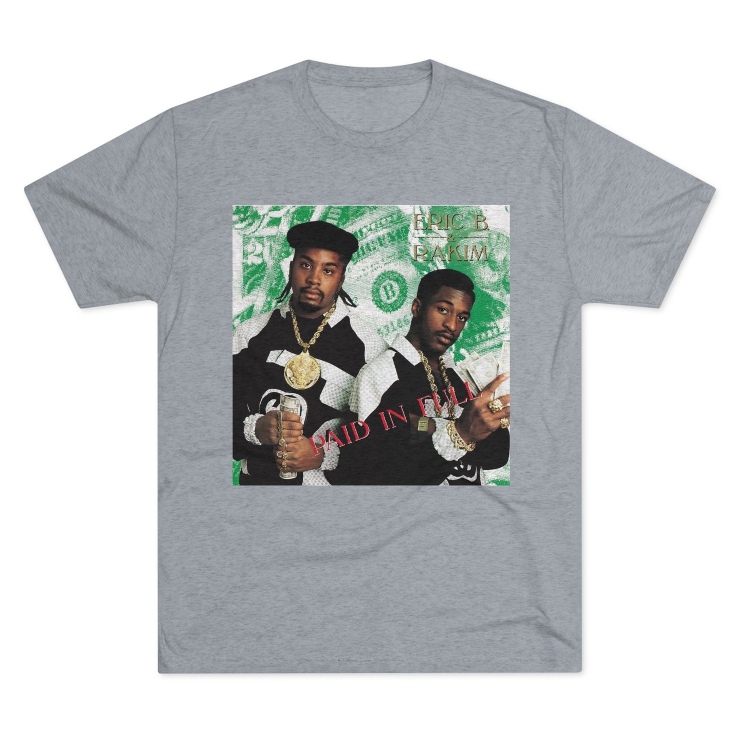 Classic Hip-Hop Vibes Tri-Blend T-Shirt - Inspired by Eric B. & Rakim