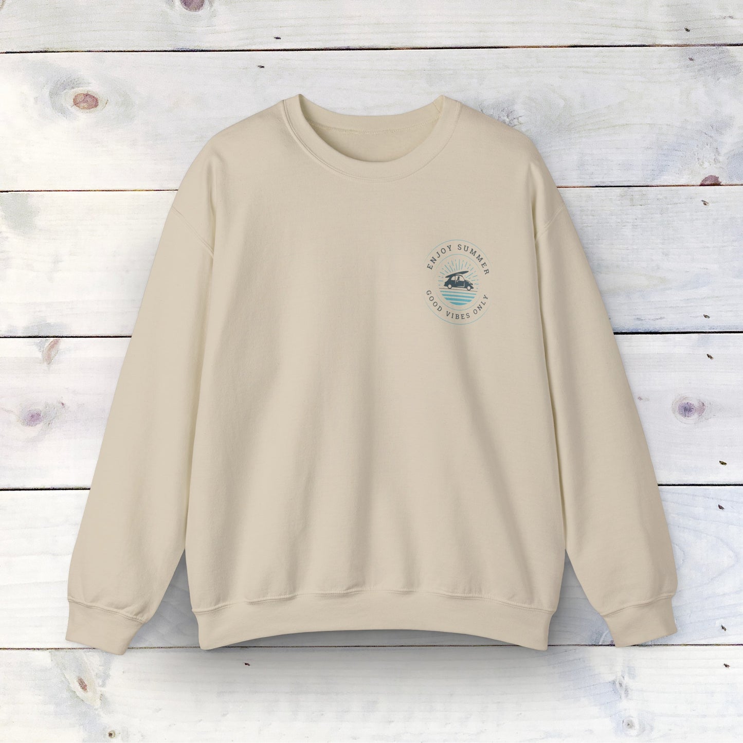 Enjoy Summer - Unisex Heavy Blend Crewneck Sweatshirt - Ethical & Durable Comfort - Perfect for Any Season