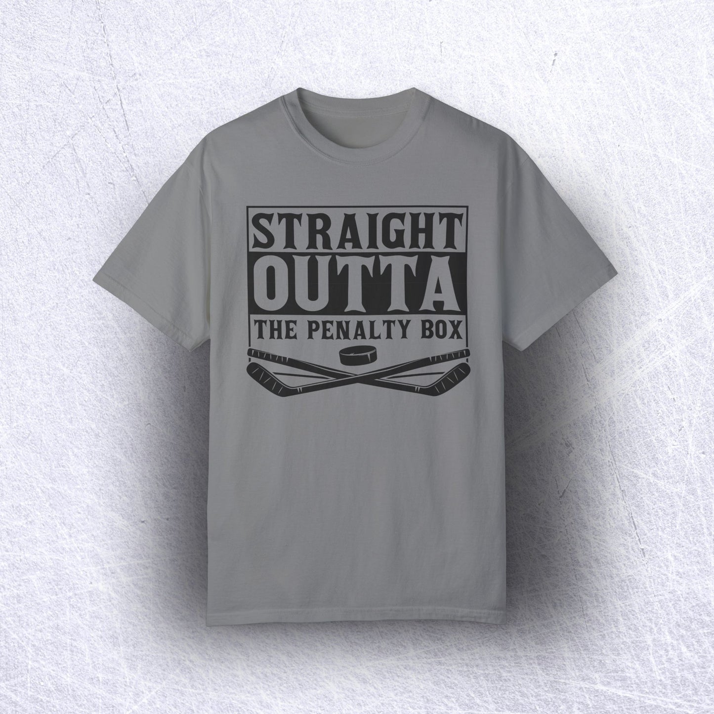 Eco-Friendly Staight Outta the Penalty Box Unisex T-Shirt | 100% US Ring-Spun Cotton