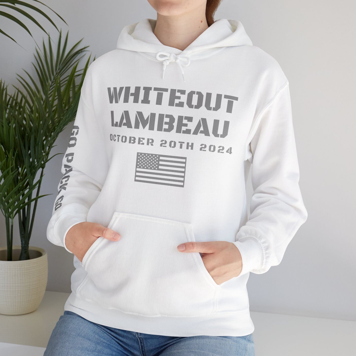 Whiteout Lambeau - Unisex Heavy Blend™ Hooded Sweatshirt