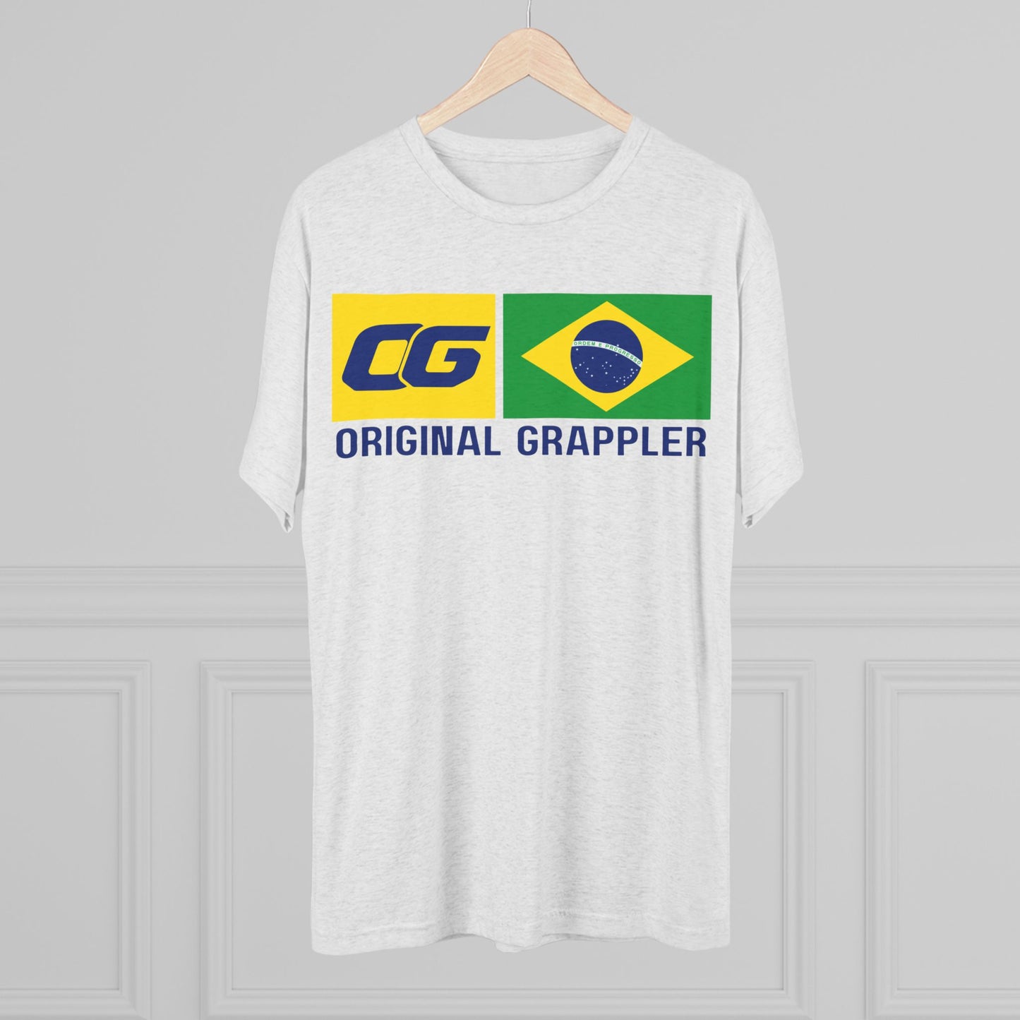 Brazil - Original Grappler - Unisex Tri-Blend Crew Tee