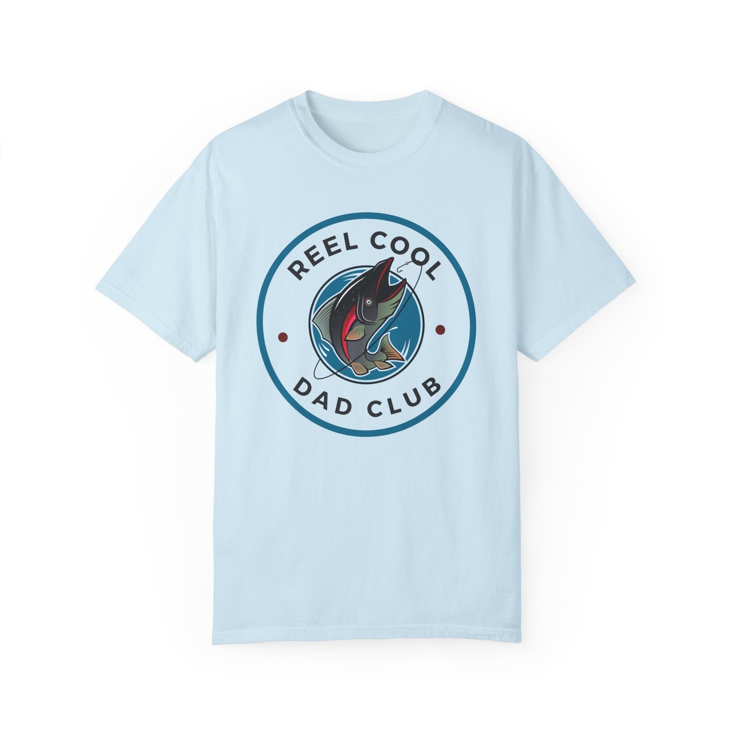 Reel Cool Dads Club T-Shirt - Comfort Colors 1717, Ultra-Soft Ring-Spun Cotton, Relaxed Fit
