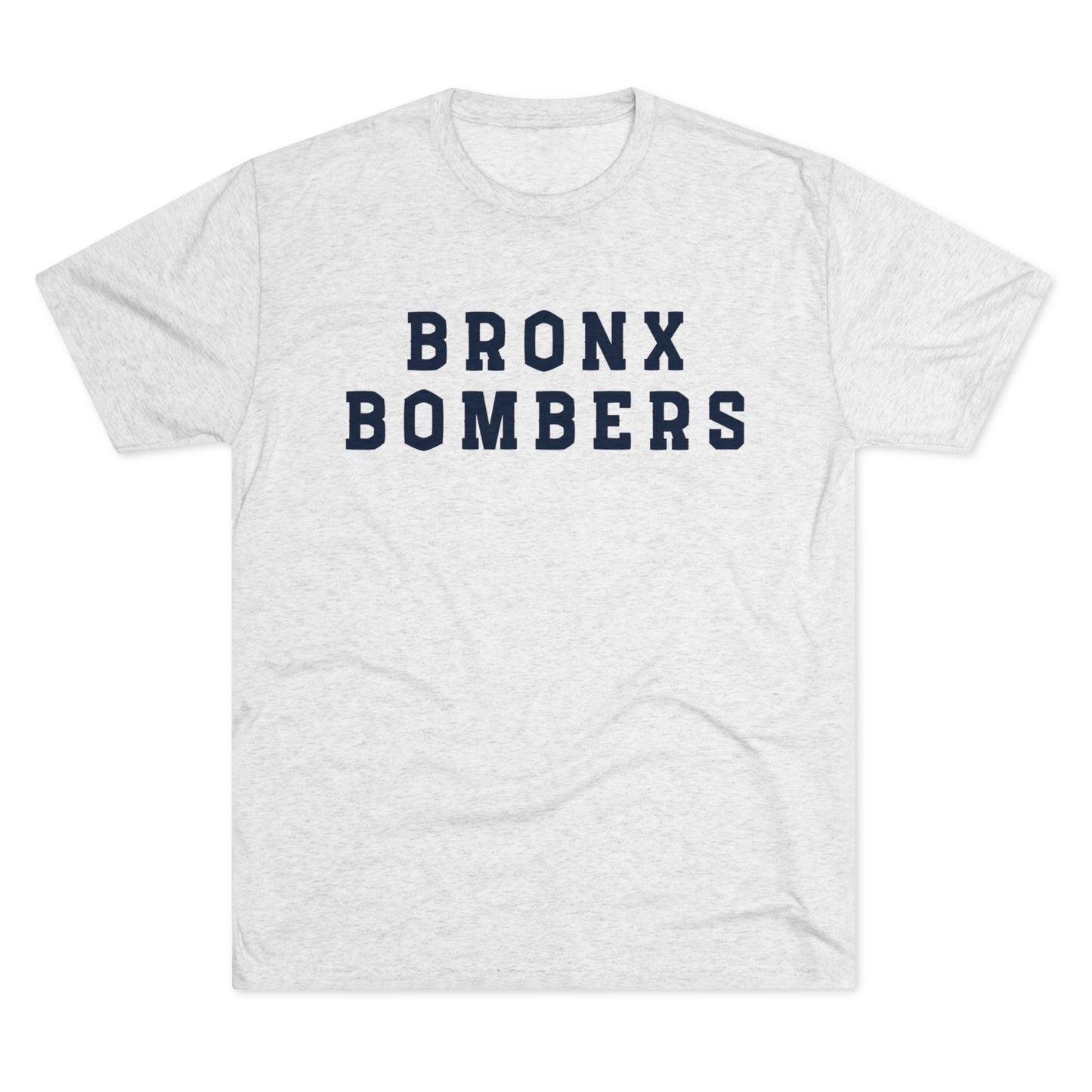 Bronx Bomber Tribute T-Shirt - Soft Tri-Blend Fabric - Classic Fit Tee for Fans