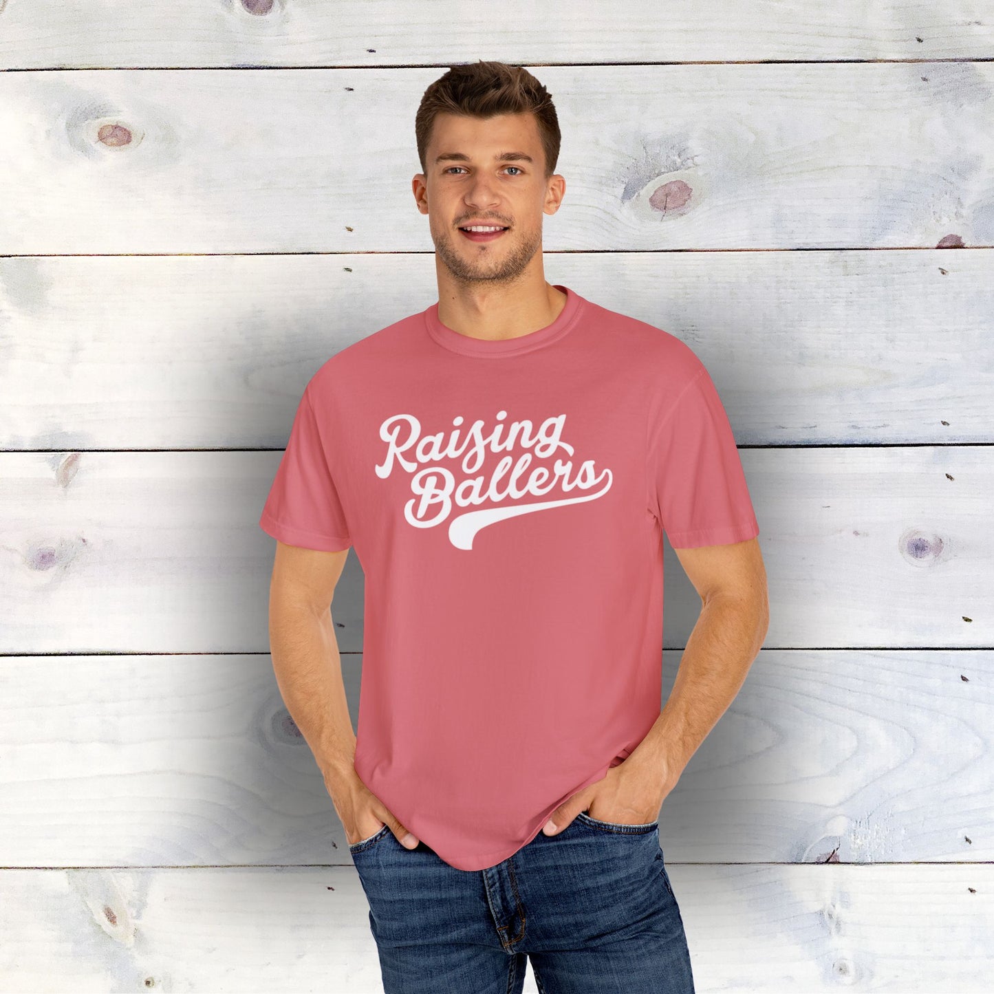 Eco-Friendly Raising Ballers Unisex T-Shirt | 100% US Ring-Spun Cotton