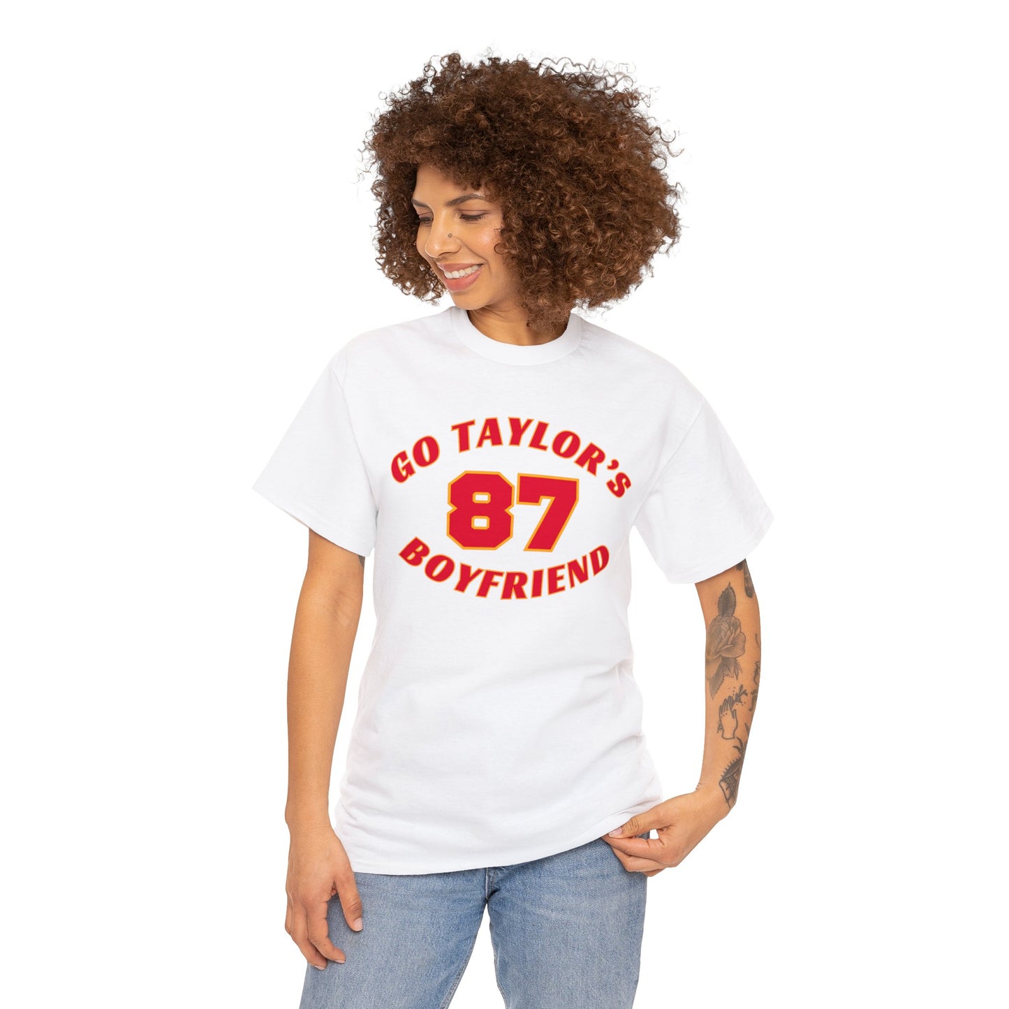 Express Shipping 'Go Taylor's Boyfriend' Unisex Cotton Tee