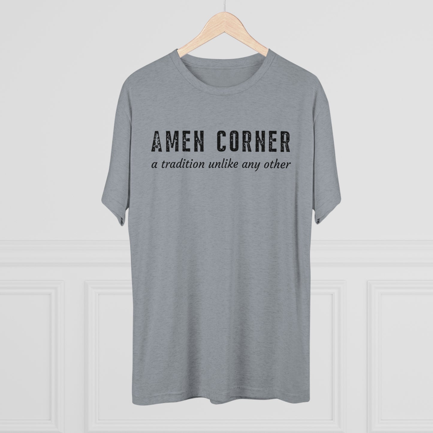 Amen Corner Golf Tri-Blend T-Shirt - Ultra-Soft Comfortable Regular Fit Tee with Sewn-In Label