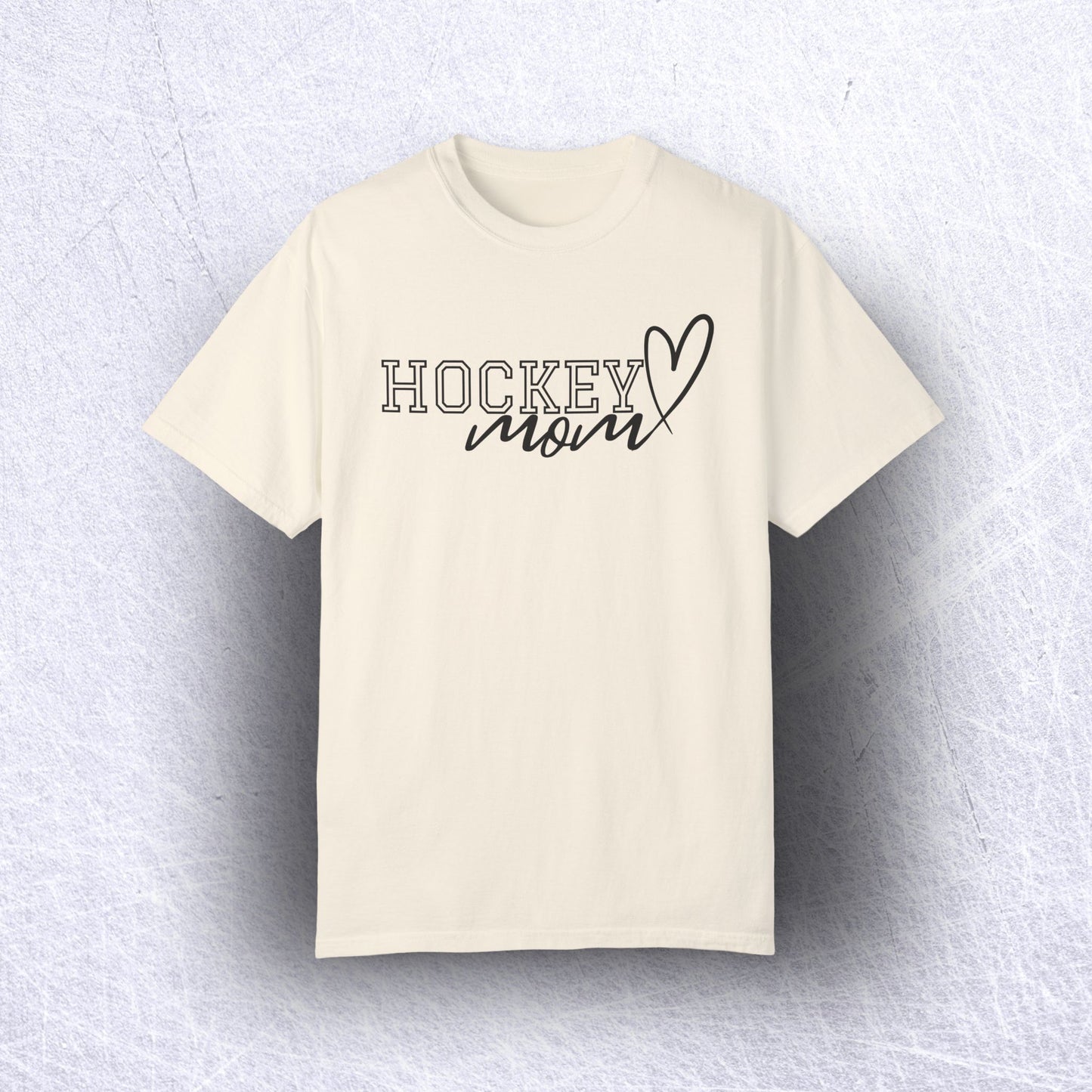 Eco-Friendly Hockey Mom Heart T-Shirt | 100% US Ring-Spun Cotton