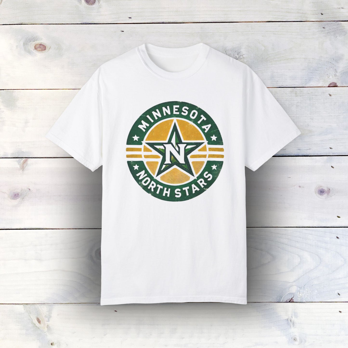 Vintage Minnesota North Stars Logo Unisex Garment-Dyed T-shirt