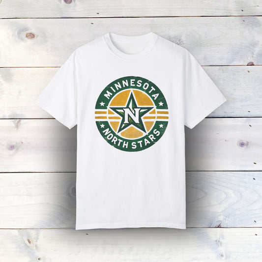 Vintage Minnesota North Stars Logo Unisex Garment-Dyed T-shirt