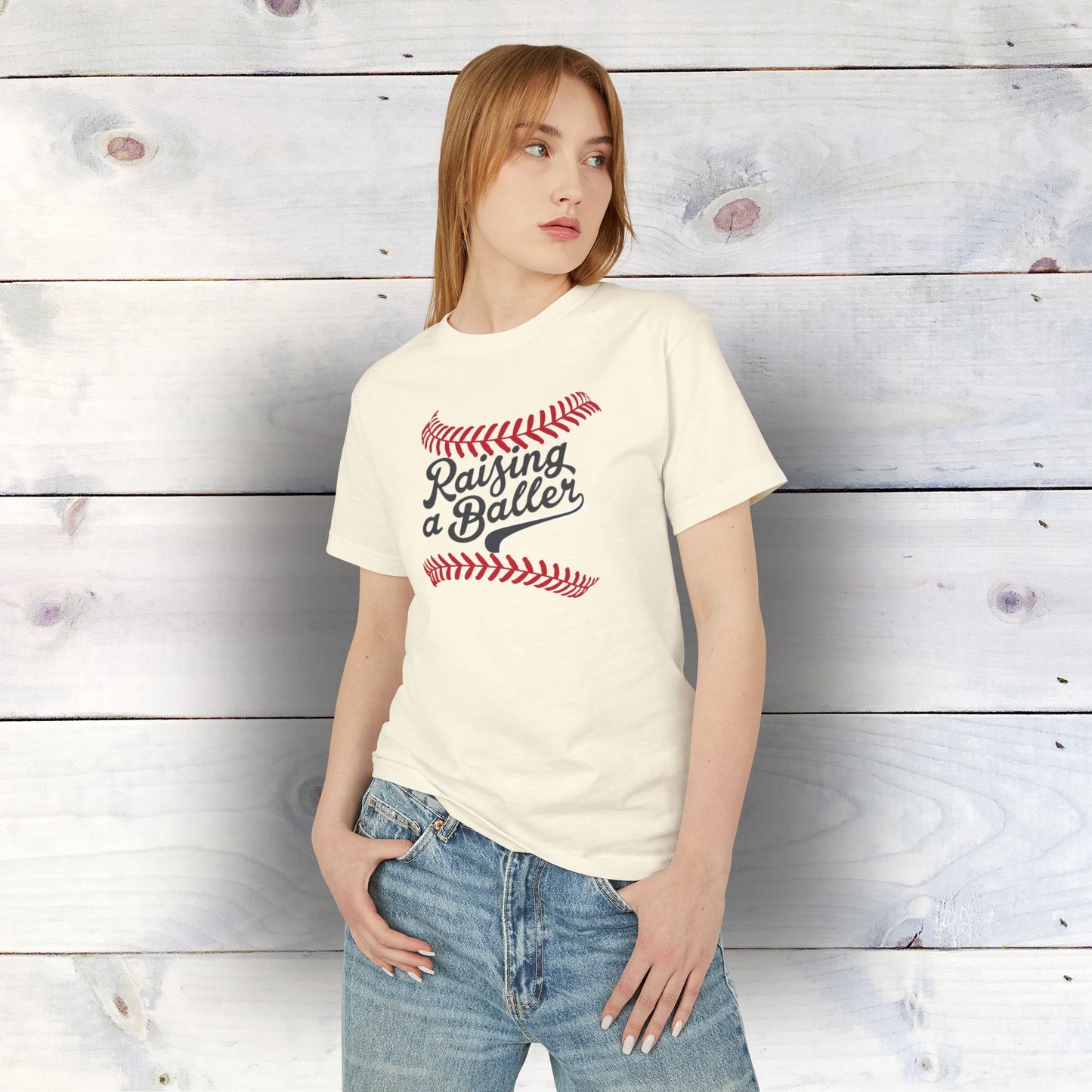 Raising a Baller Tee - Unisex Vintage Baseball Shirt, Perfect Gift for Sports Fans, Father's Day, Game Day, Casual Wear