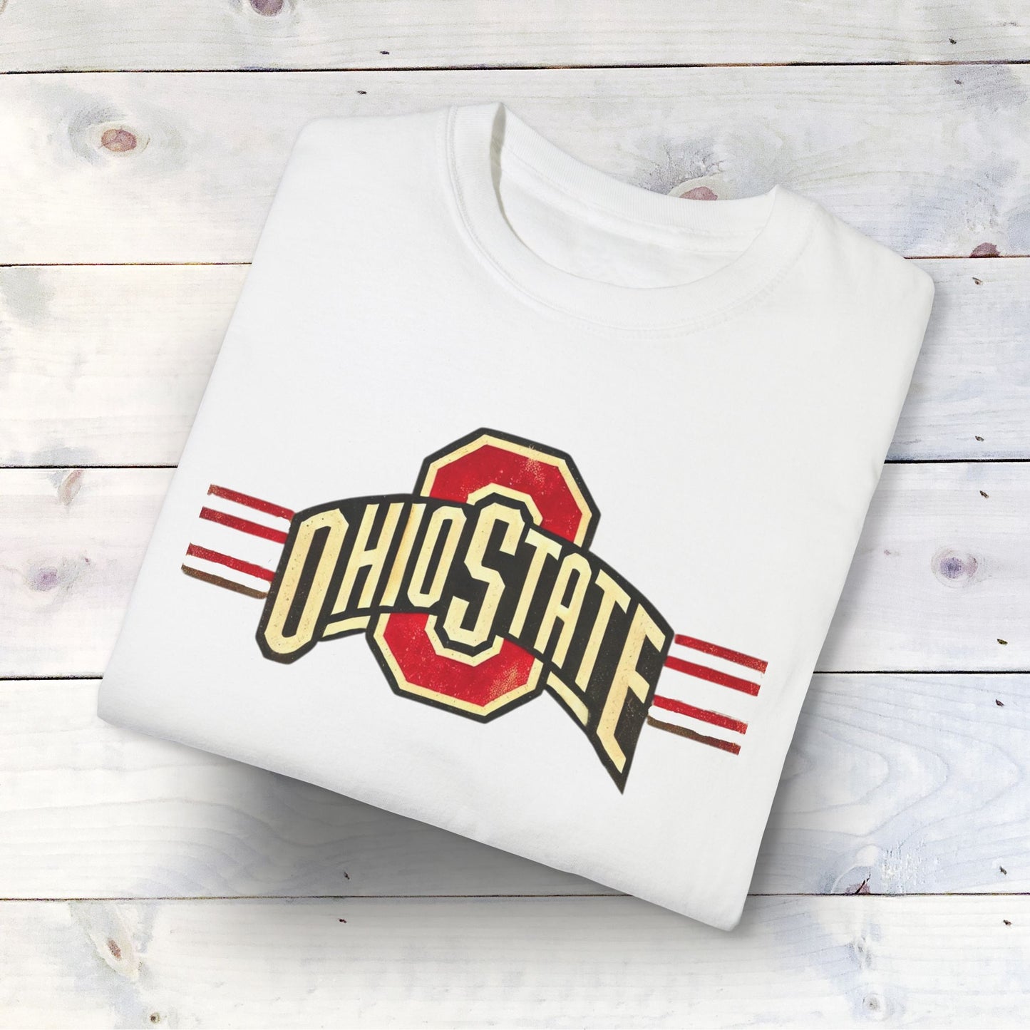 Vintage Ohio State Logo Unisex Garment-Dyed T-shirt