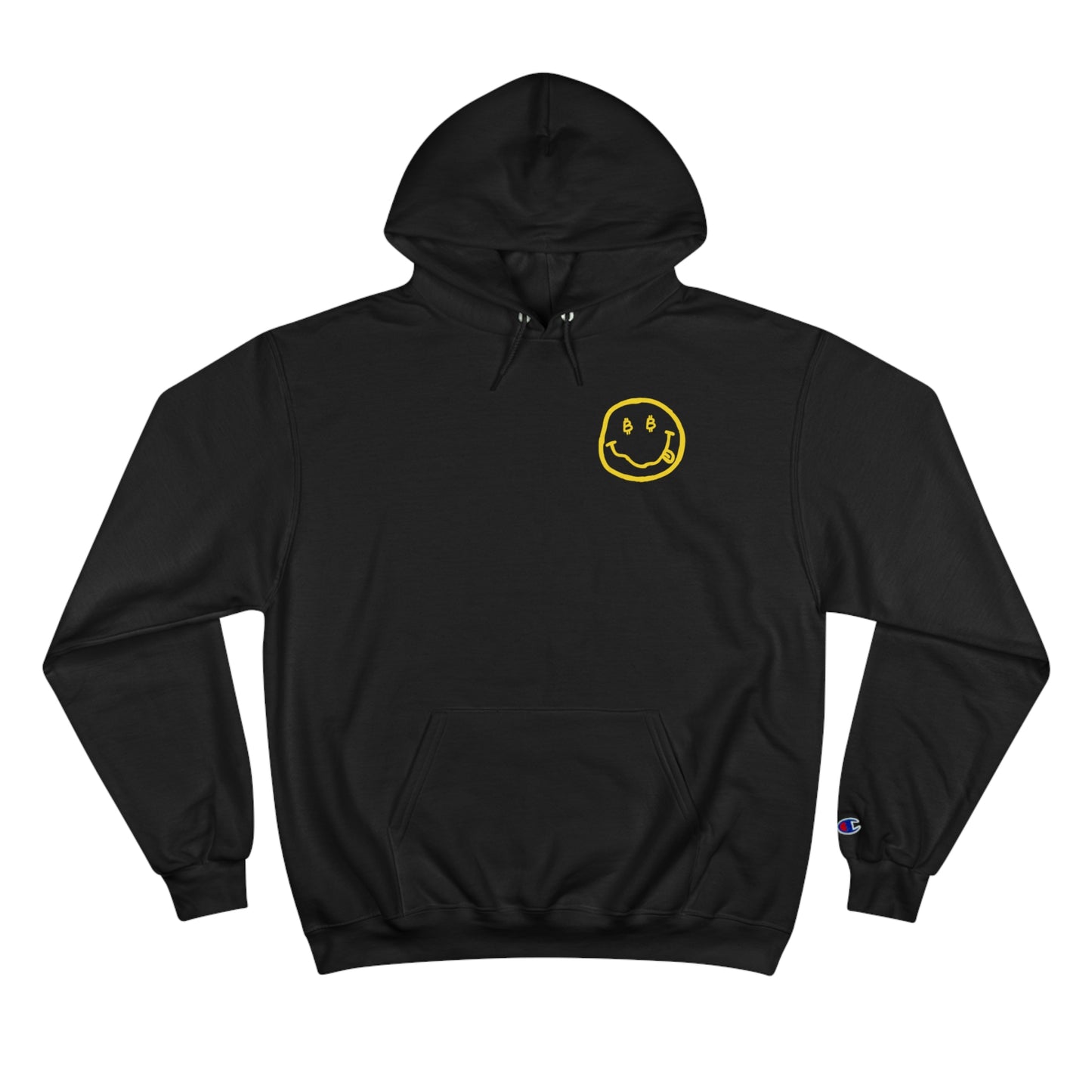 Satoshi-Inspired Champion Double Dry® Eco Hoodie - Medium-Weight Fleece with Recycled Materials