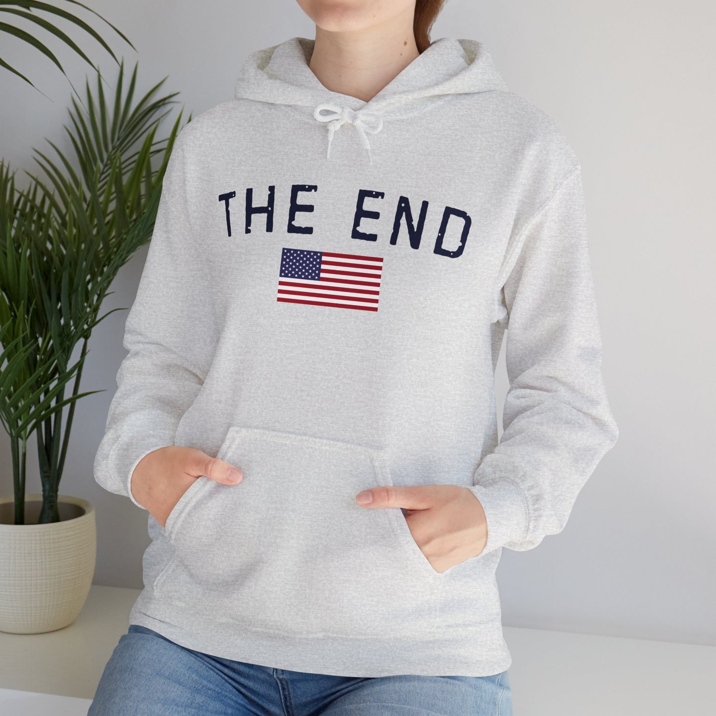 Montauk 'The End'  Essential Cozy Hoodie - Unisex, Cotton-Poly Blend for Ultimate Comfort