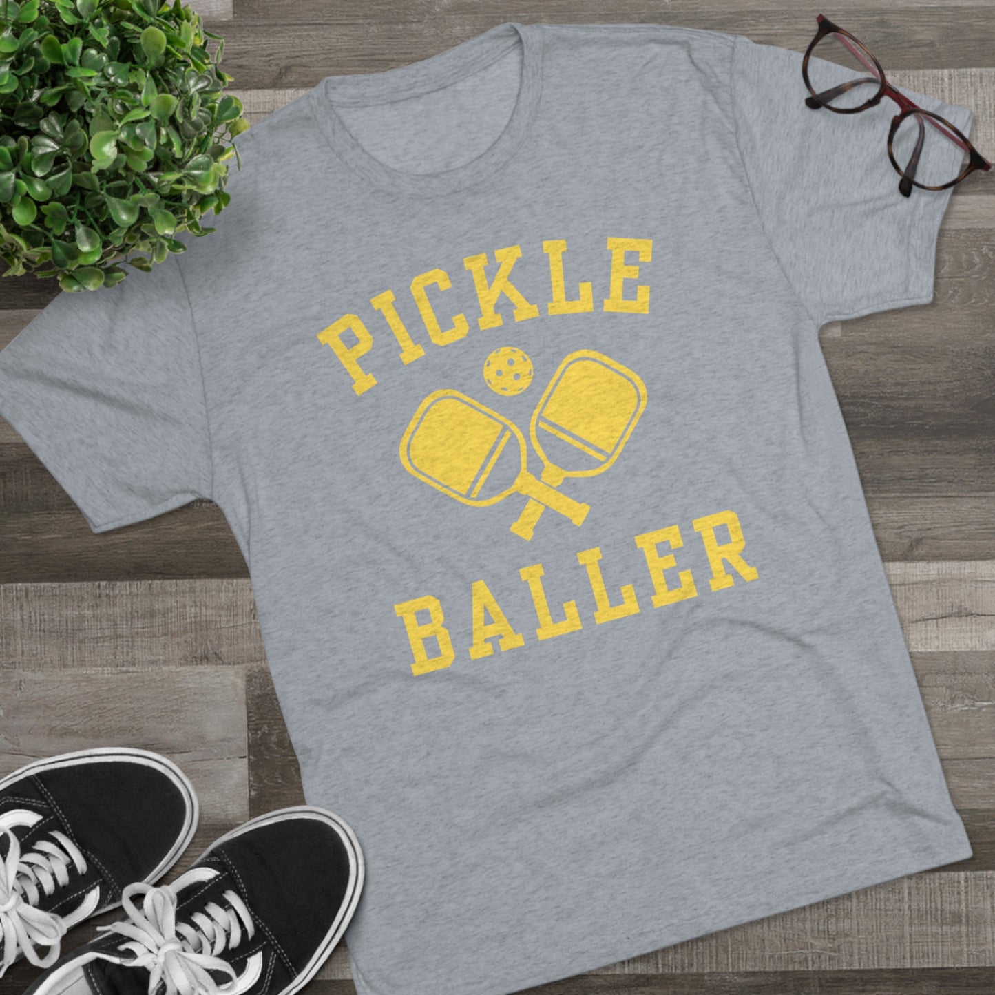 Pickleball Tri-Blend Shirt: Unbelievable Comfort with Casual Elegance Pickle Baller