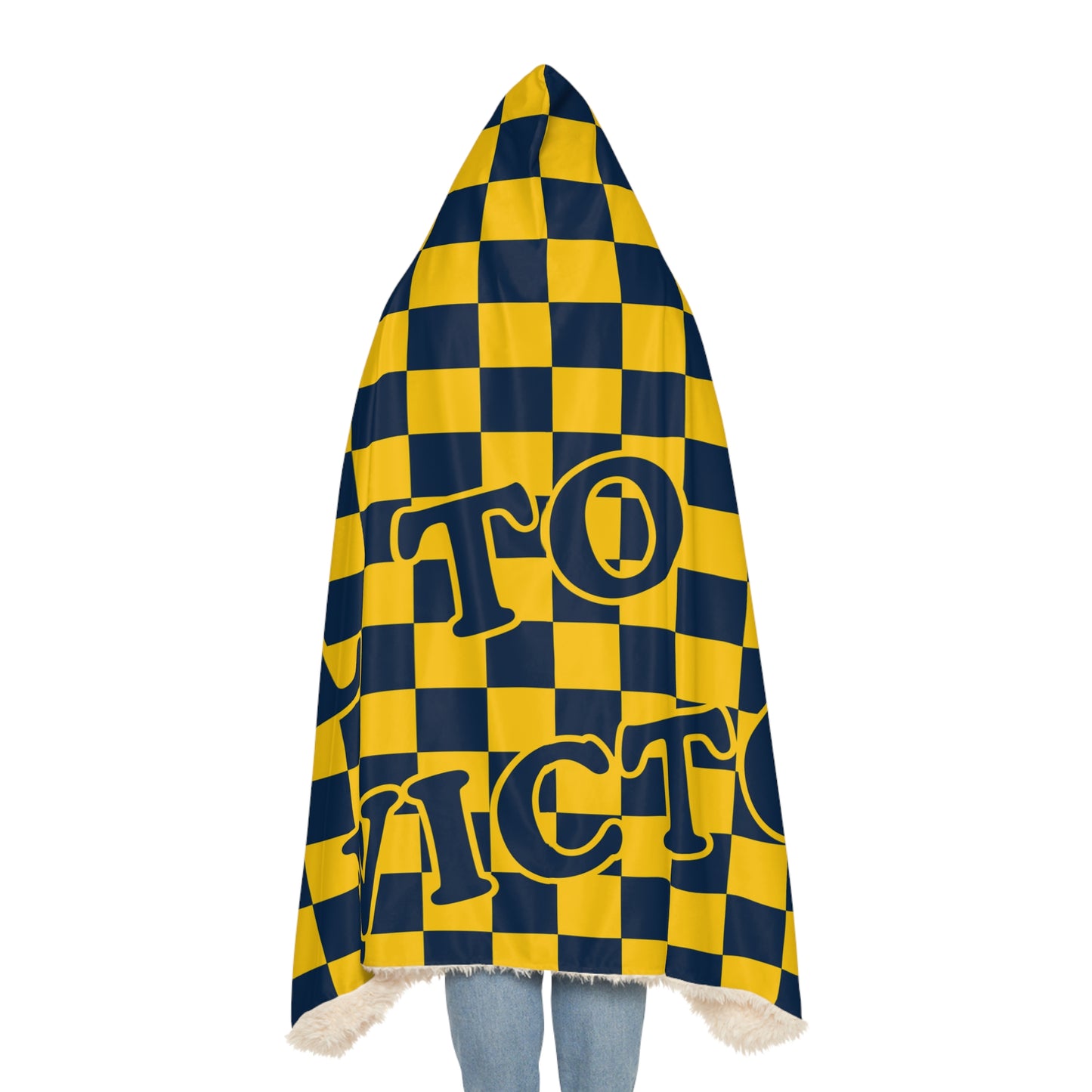 Hail to the Victors! Ultra-Soft Hooded Blanket with Microfleece or Sherpa Lining – Free Shipping