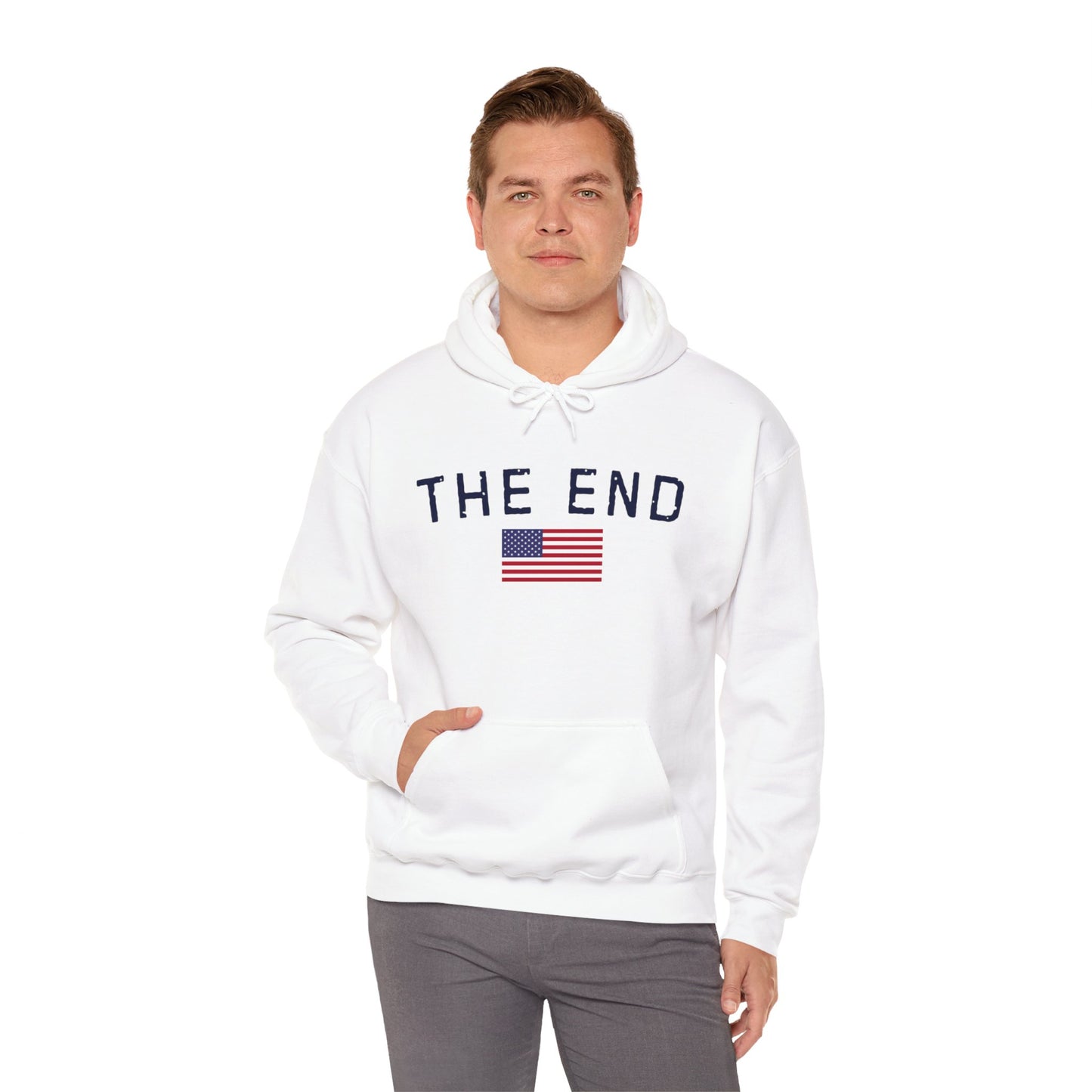 Montauk 'The End'  Essential Cozy Hoodie - Unisex, Cotton-Poly Blend for Ultimate Comfort