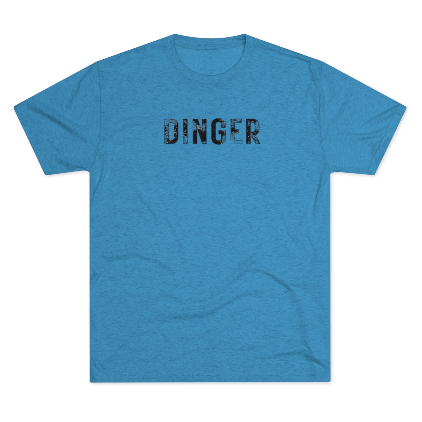 Dinger - Baseball Bliss Tri-Blend Tee: Unbelievably Soft Comfort with a Stylish Edge - Perfect for Baseball Enthusiasts!