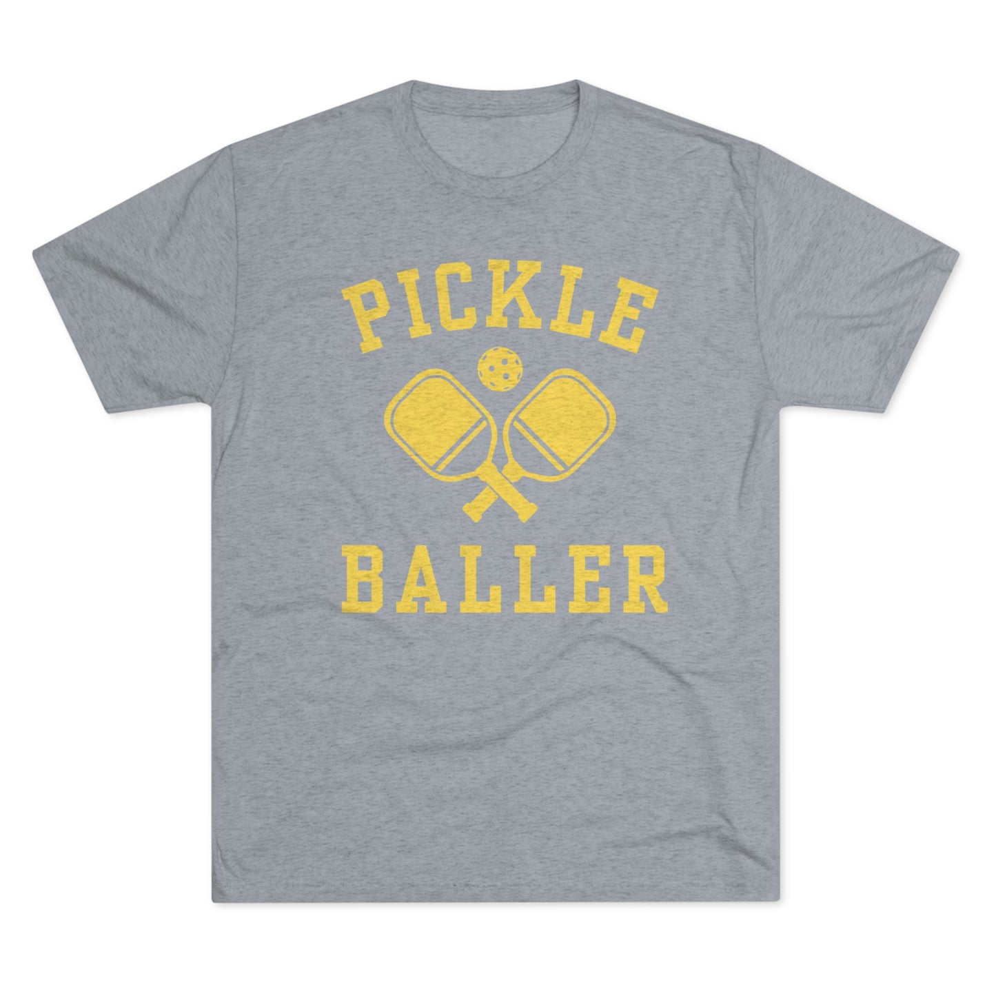 Pickleball Tri-Blend Shirt: Unbelievable Comfort with Casual Elegance Pickle Baller