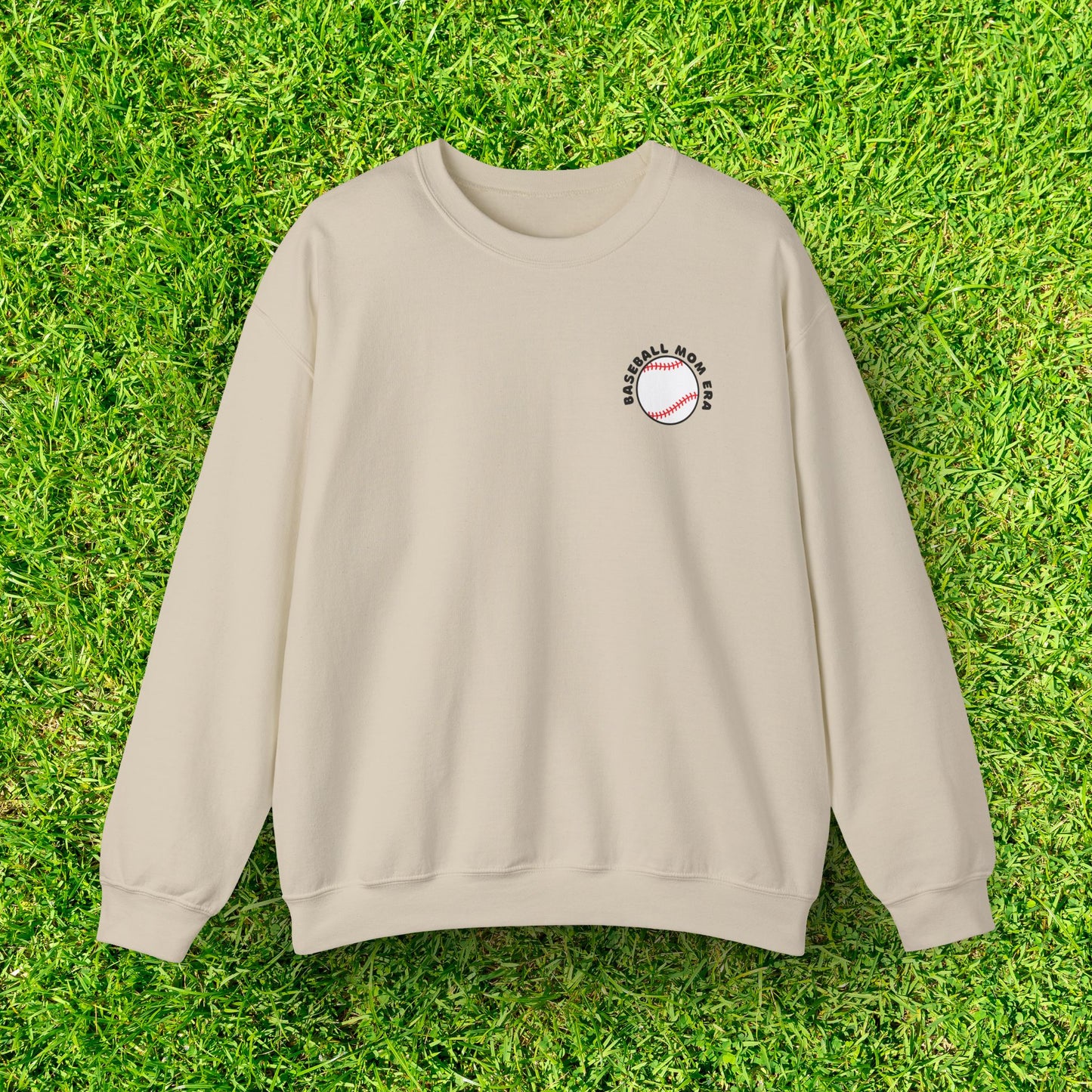 Baseball Mom Era Heavy Blend Crewneck Sweatshirt - Cozy & Durable, Perfect for Game Days