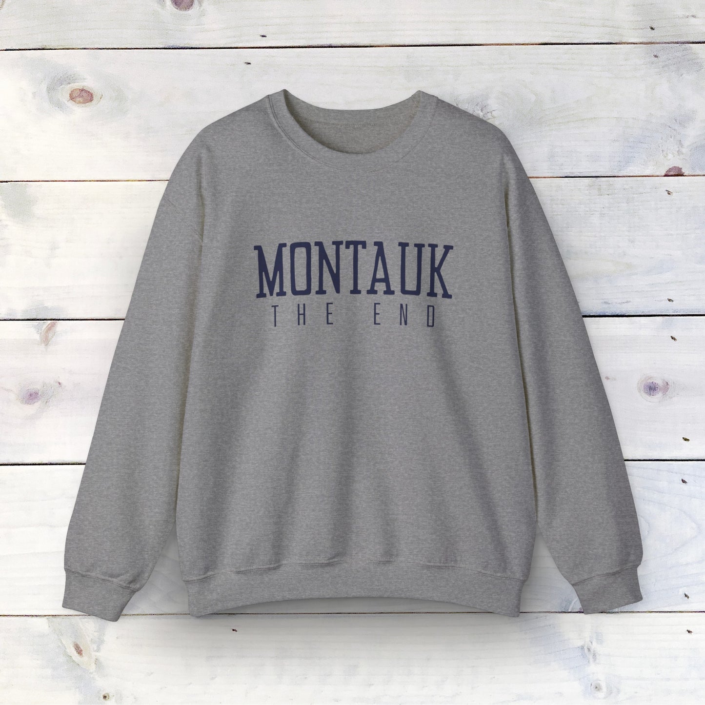 Montauk Essential Cozy Hoodie - Unisex Heavy Blend™ Crewneck Sweatshirt