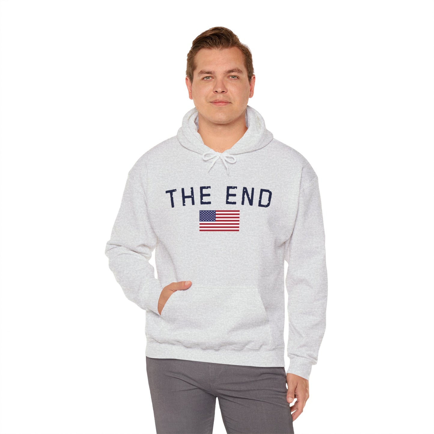 Montauk 'The End'  Essential Cozy Hoodie - Unisex, Cotton-Poly Blend for Ultimate Comfort