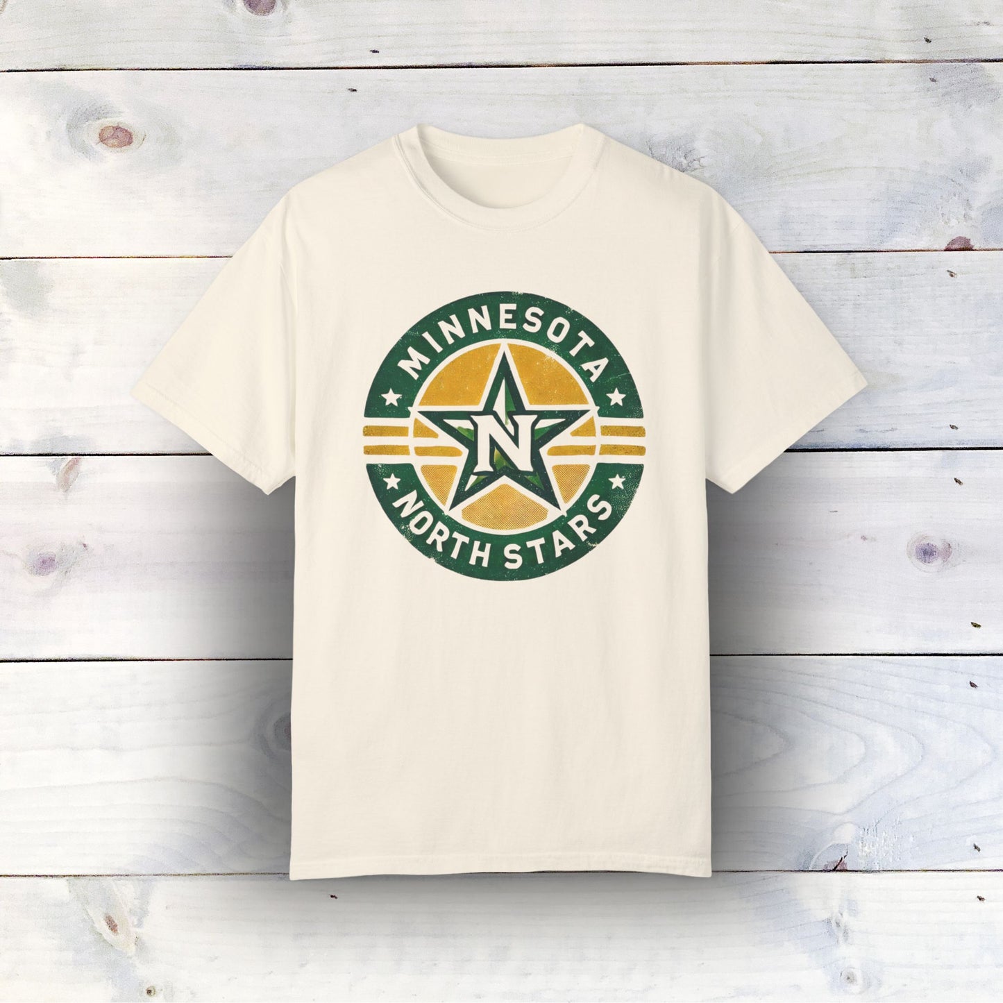 Vintage Minnesota North Stars Logo Unisex Garment-Dyed T-shirt