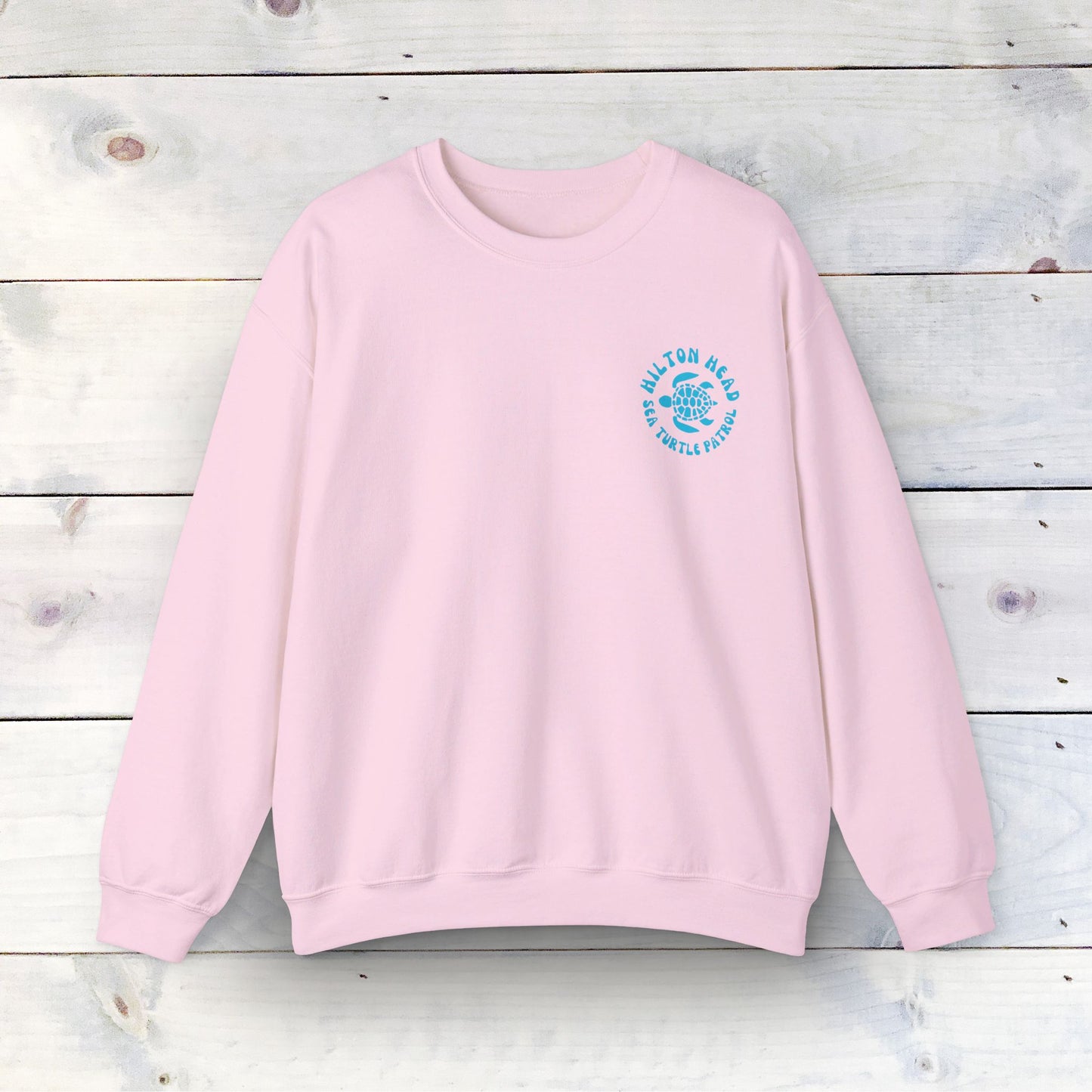 Eco-Friendly Unisex Heavy Blend Crewneck Sweater – Save the Sea Turtles