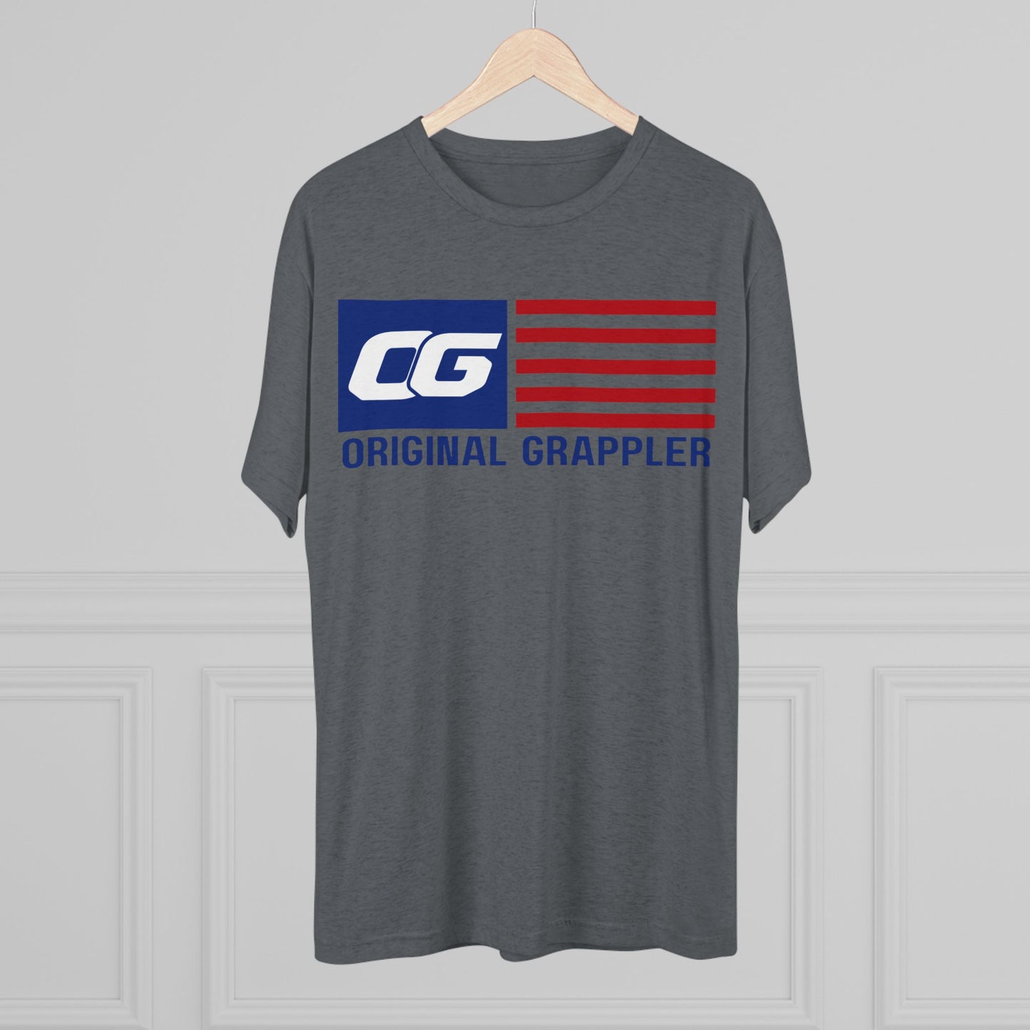 United States - Original Grappler - Unisex Tri-Blend Crew Tee