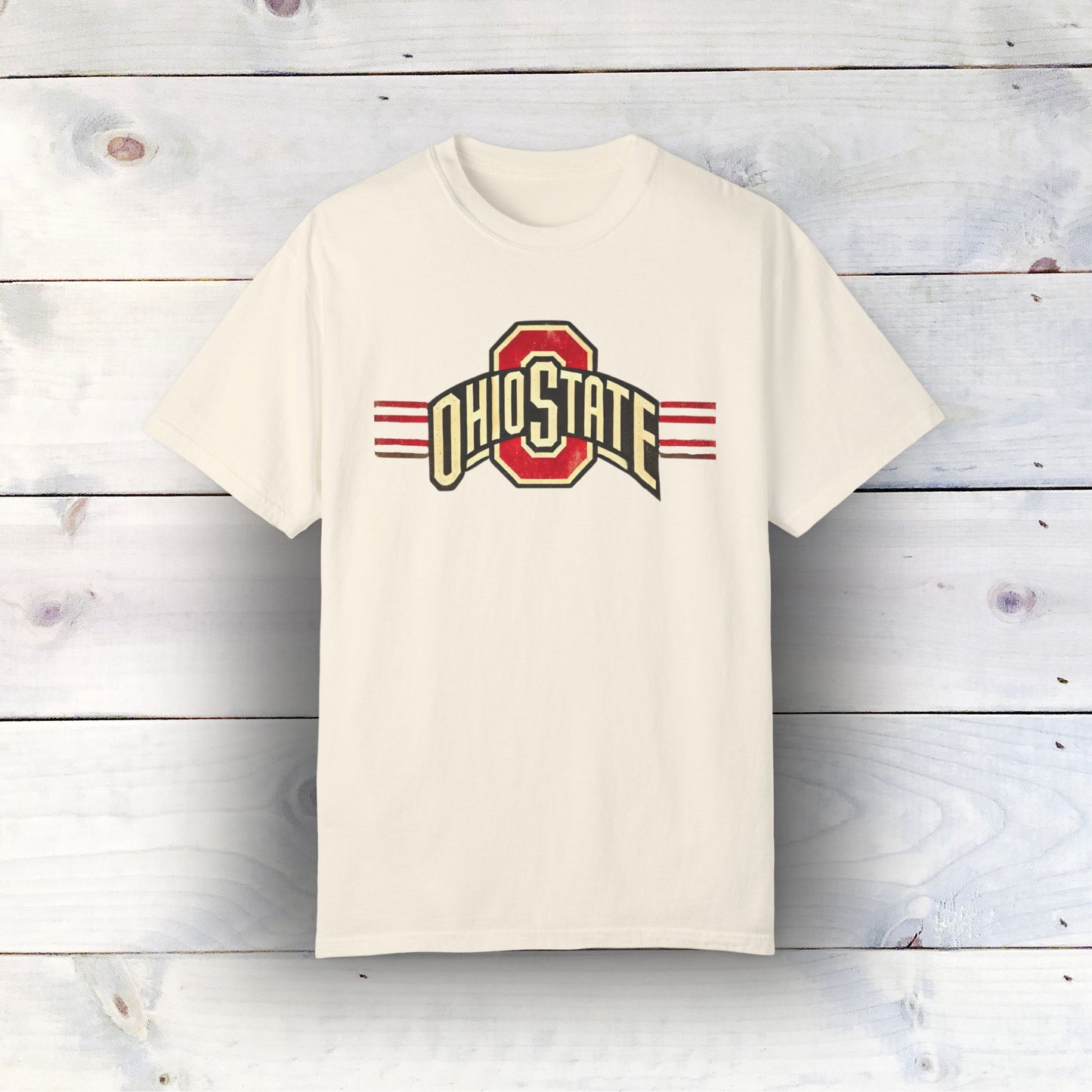 Vintage Ohio State Logo Unisex Garment-Dyed T-shirt