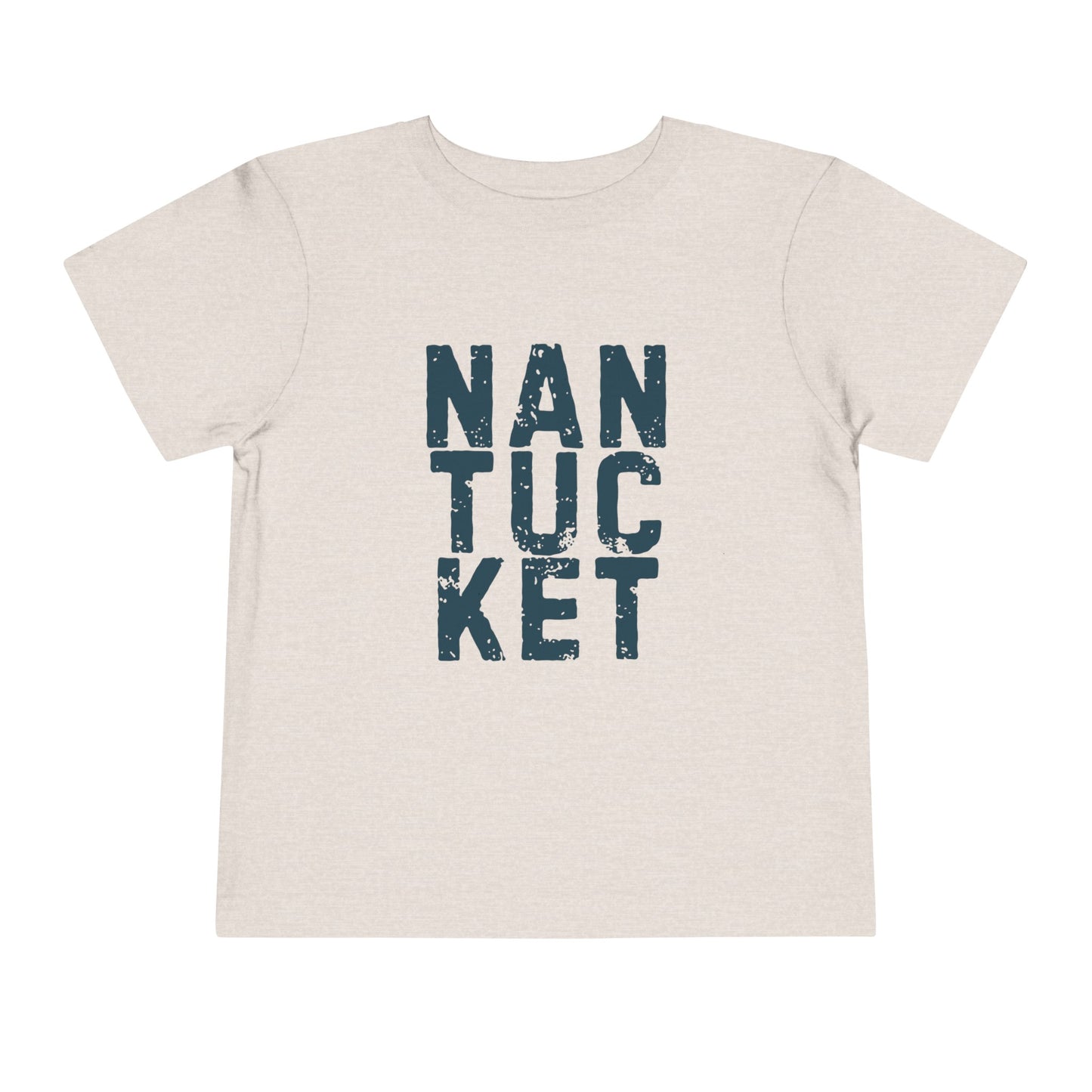 Nantucket Toddler Heather Tee - Soft Airlume Cotton, Comfortable & Stylish