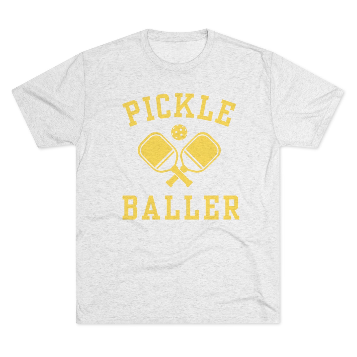 Pickleball Tri-Blend Shirt: Unbelievable Comfort with Casual Elegance Pickle Baller